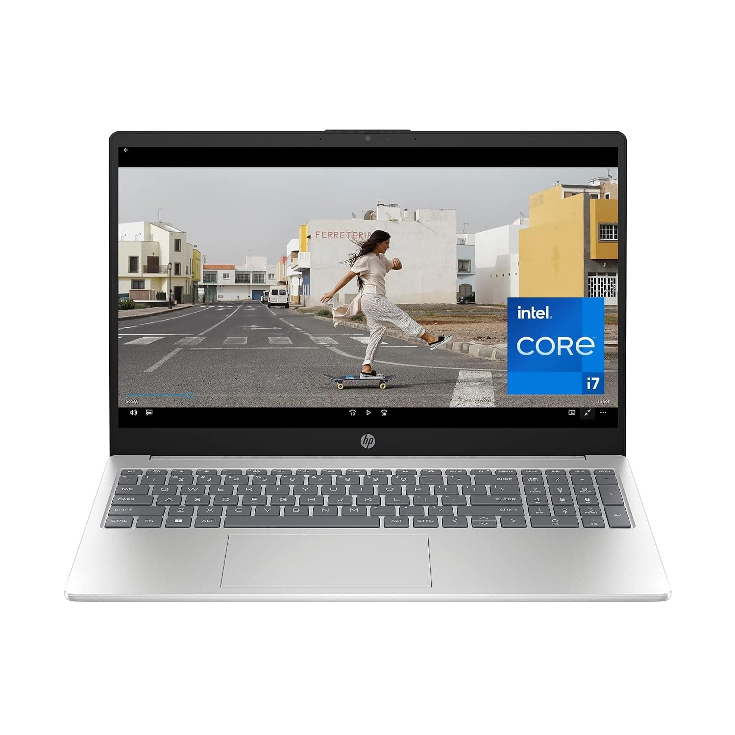 HP كمبيوتر محمول من اتش بي لابتوب 15.6 انش انتل ذاكرة رام 16 غيغابايت ويندوز 10 هوم