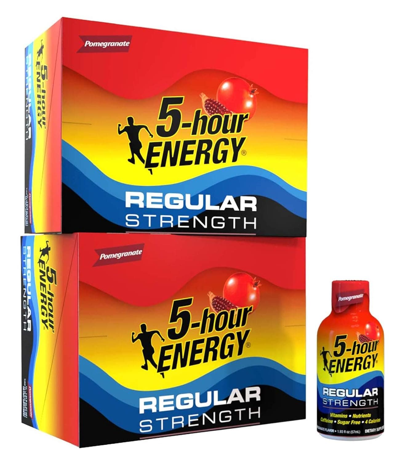 5 Hour Energy Shot Pomegranate- 24 Pack of 2 Ounce Bottles