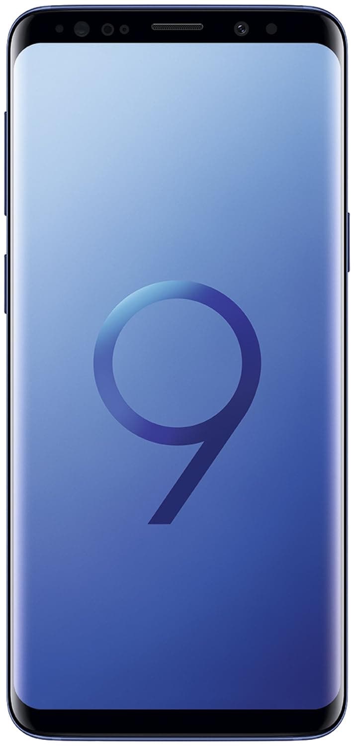 Samsung Galaxy S9 (SM-G960F/DS) 4GB / 64GB 5.8-inches LTE Dual SIM (GSM Only, No CDMA) Factory Unlocked - International Stock No Warranty (Coral Blue, Phone Only)