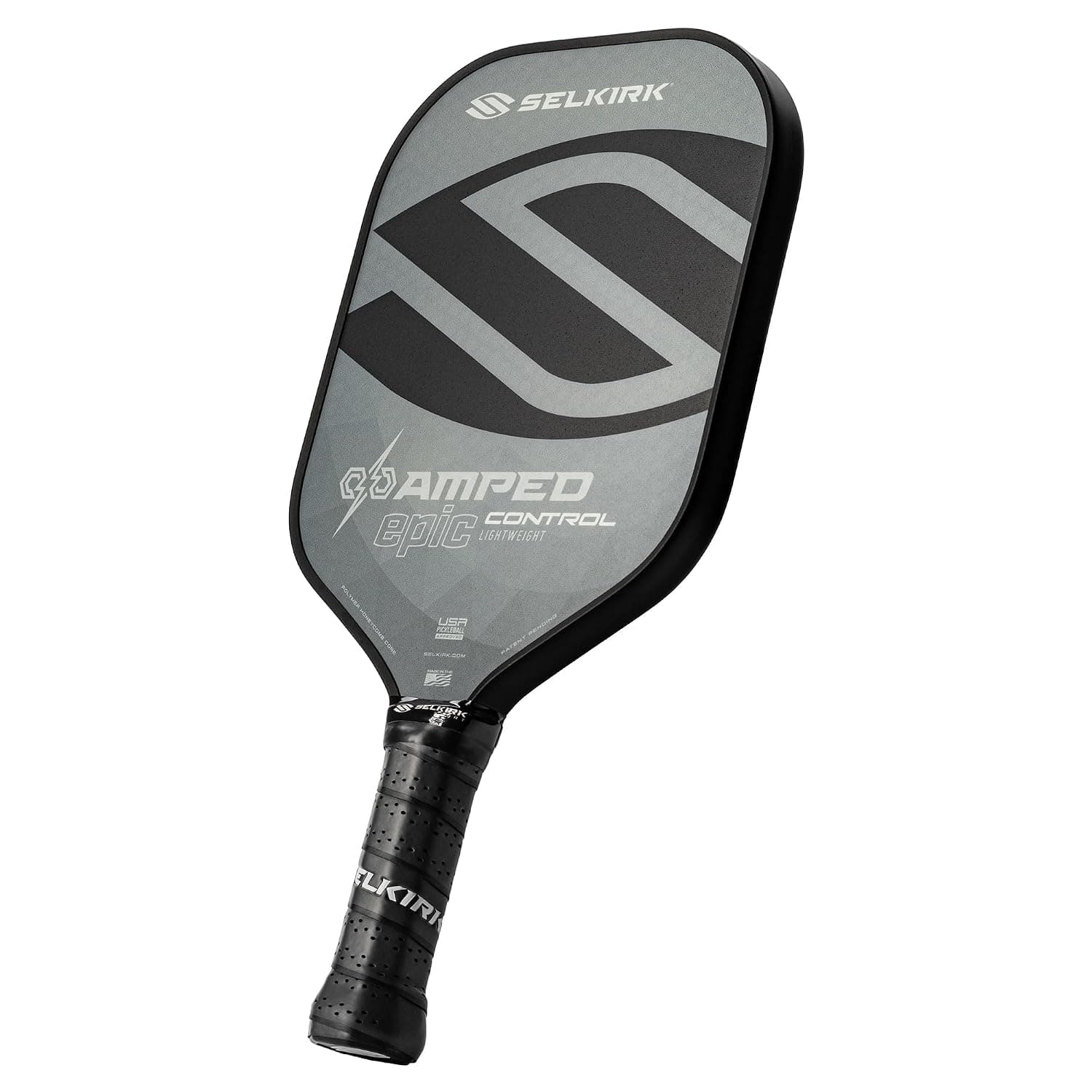 Selkirk Amped Pickleball Paddle | Fiberglass Pickleball Paddle with a Polypropylene X5 Core | Pickleball Rackets Made in The USA