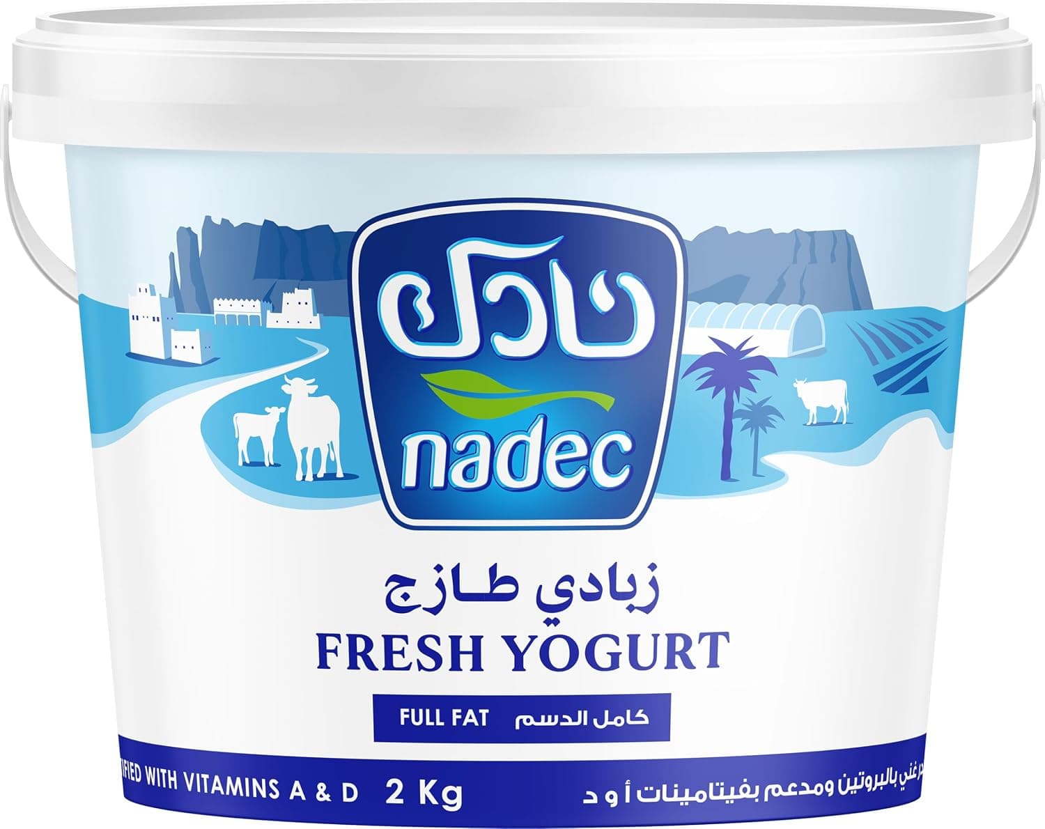 Nadec Full Cream Fresh Yoghurt, 2 kg