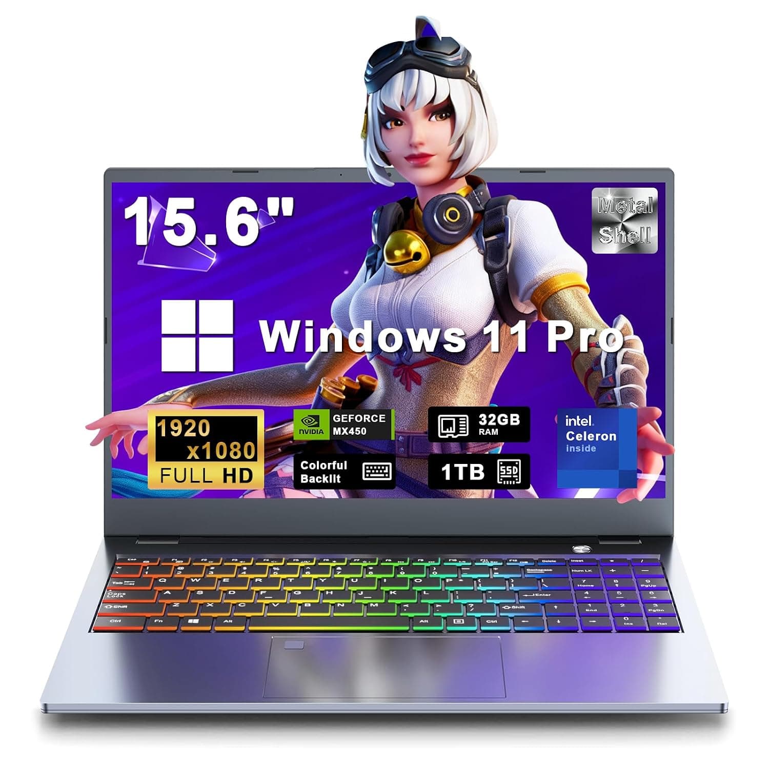 XNQ Laptop N5095 mx450 32GB+1TB
