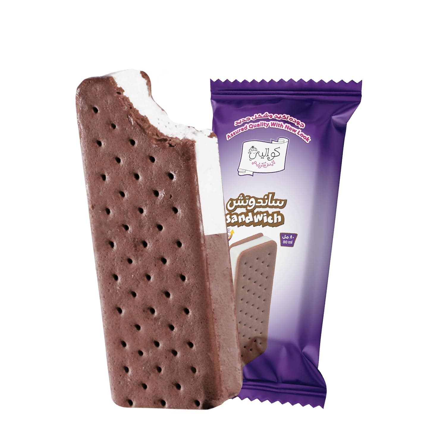 Kwality Biscuit Sandwich Ice Cream 100 ml
