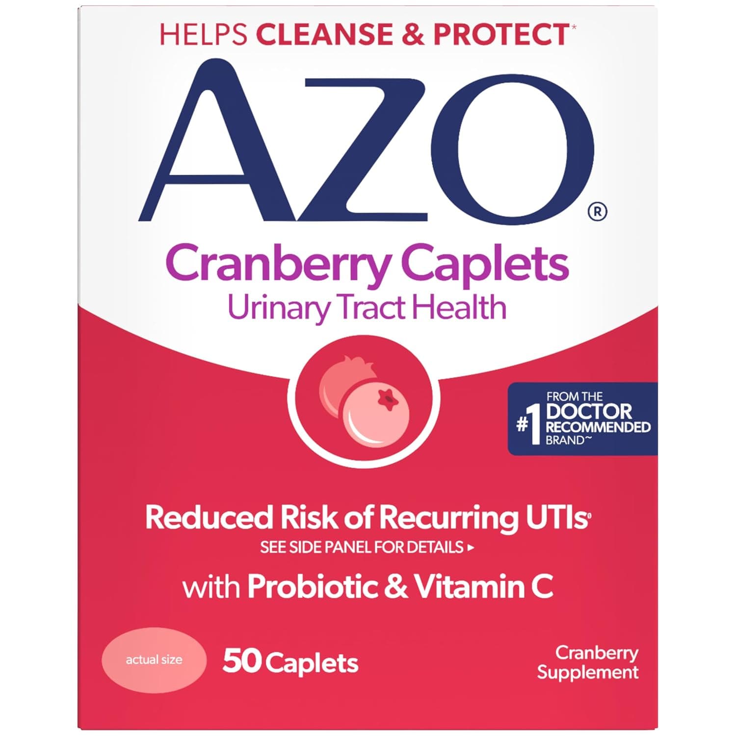 Azo Urinary Tract Health (Cranberry, 50 Caplets)