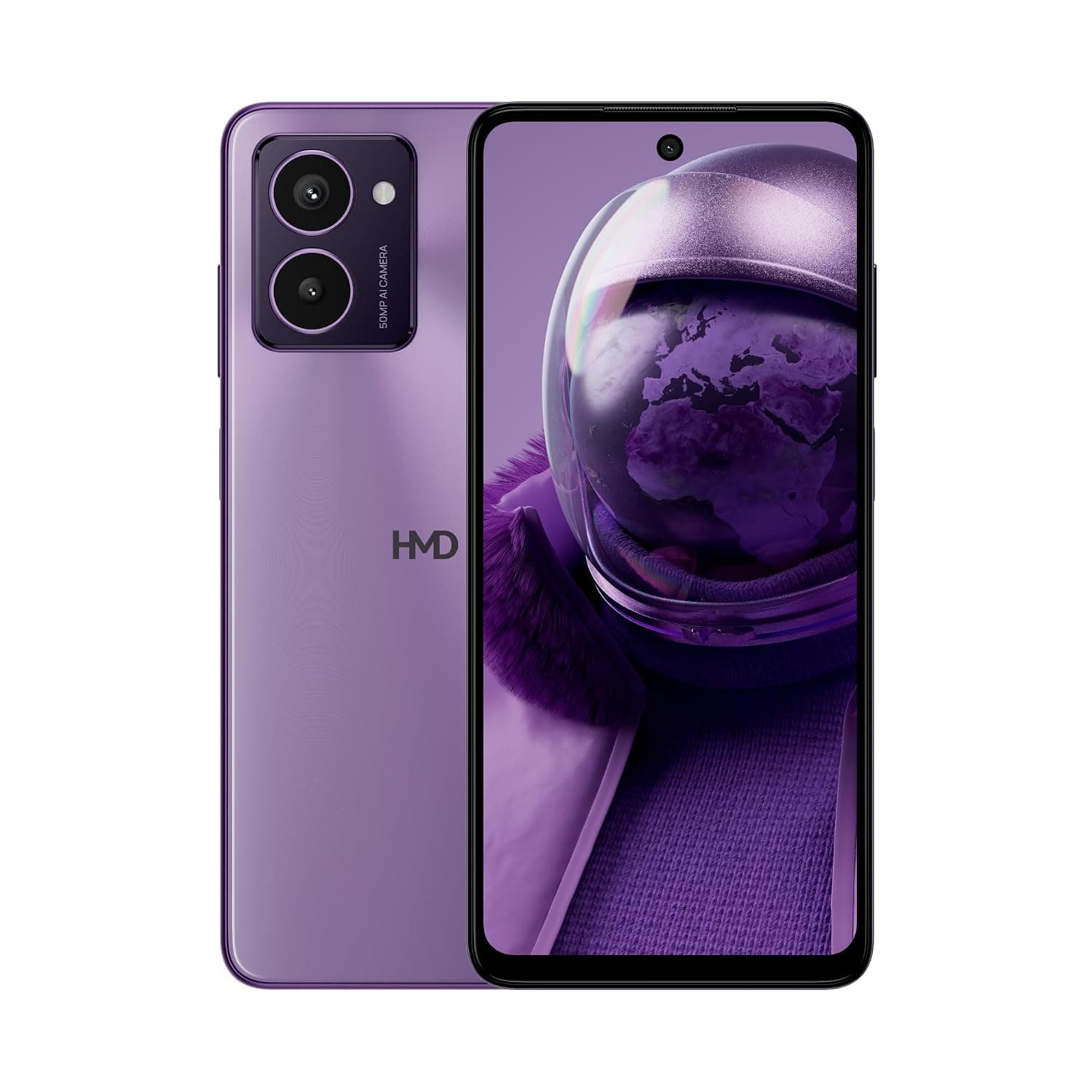 HMD Pulse Pro Dual-SIM 128GB ROM + 4GB RAM (GSM Only | No CDMA) Factory Unlocked 4G/LTE Smartphone (Twilight Purple) - International Version