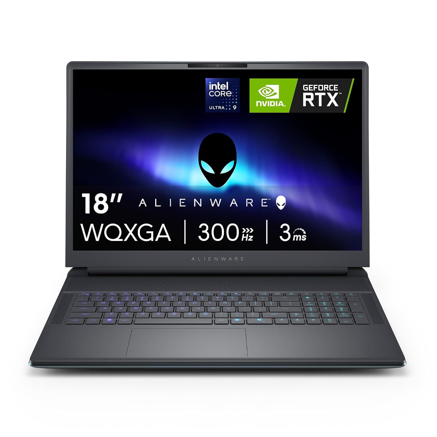 Alienware 18 Area-51 Gaming Laptop, RTX5070,Intel Core Ultra 9-275HX | WQXGA 300Hz Display, 32GB DDR5 RAM, 1TB SSD, NVIDIA GeForce, Windows 11 Home, Liquid Teal, AA18250