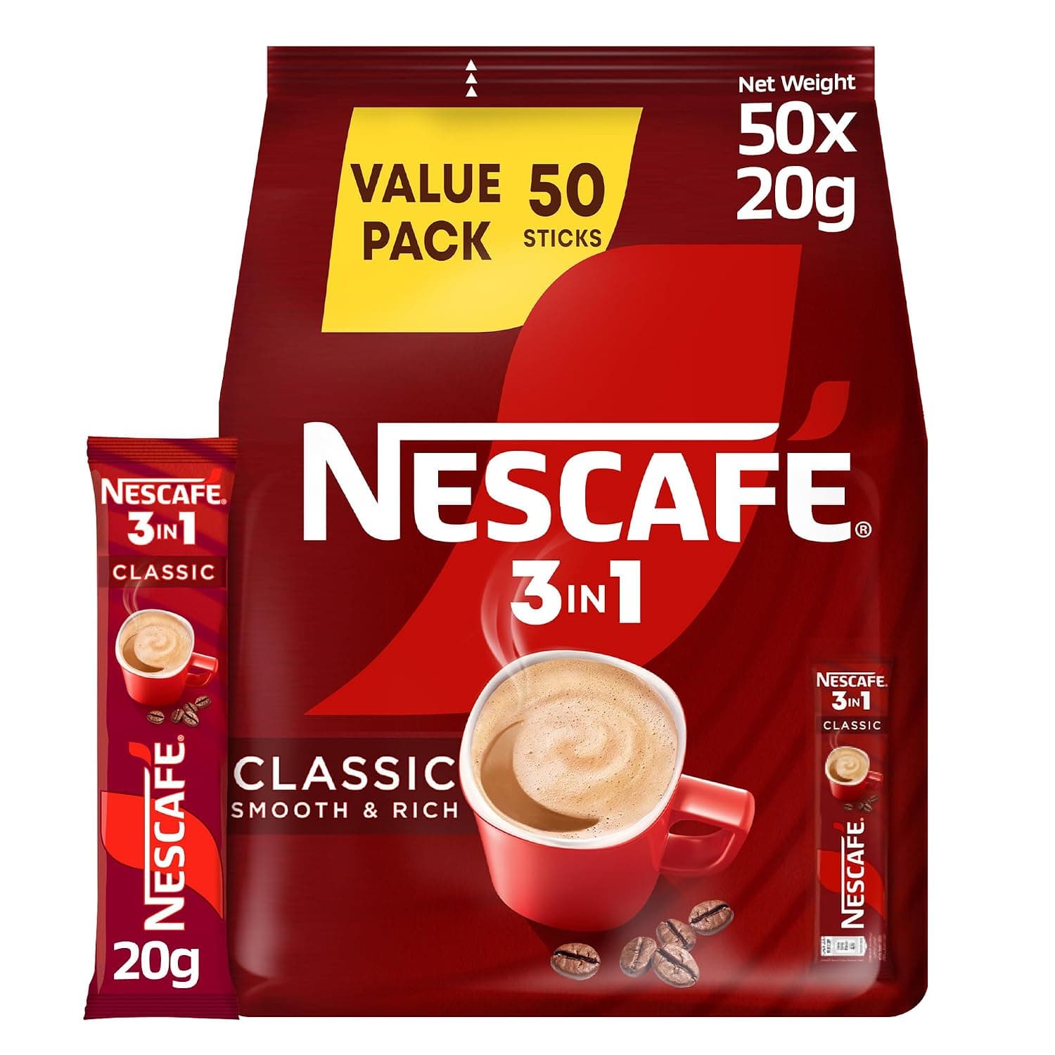 NESCAFE 3in1 Classic 50 sticks 20g
