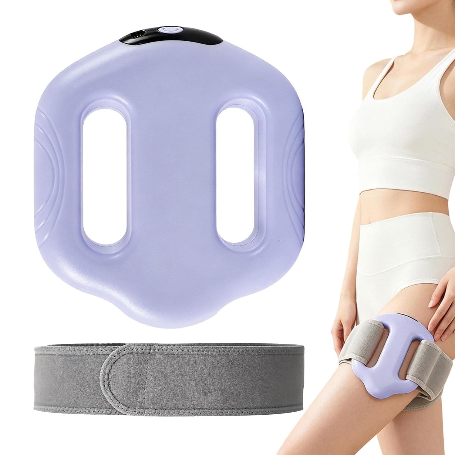 Massage Ring 5 Speed Rechargeable Cordless Deep Tissue Device | Fascia Tool for Back Body Neck Shoulder Leg Stomach Relaxation Foot