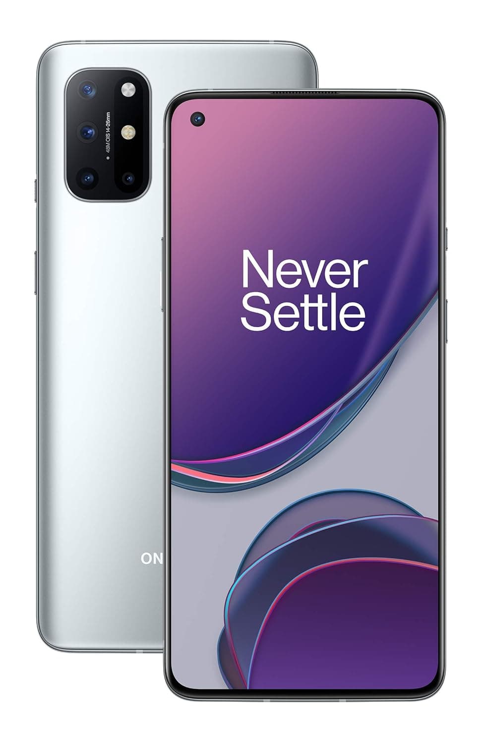 OnePlus 8T Dual Sim - 256GB, 12GB RAM, Lunar Silver, KB2000