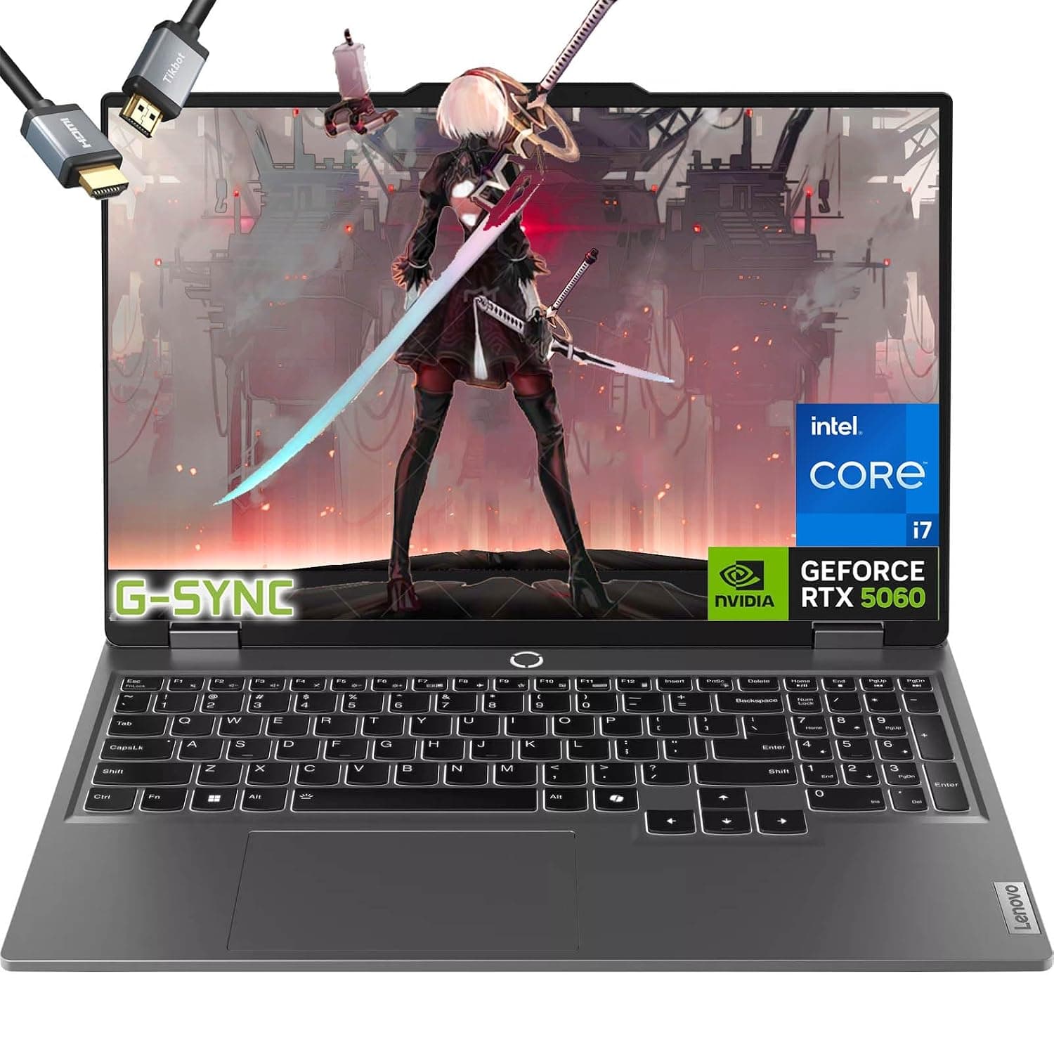 Lenovo-LOQ Gaming-Laptop RTX 5060- Intel i7-13650HX - 15.6" FHD 144Hz Display MUX Switch -G-SYNC -64GB RAM -2TB SSD -Backlit Keyboard -2025 Portatil Gamer PC - Windows 11