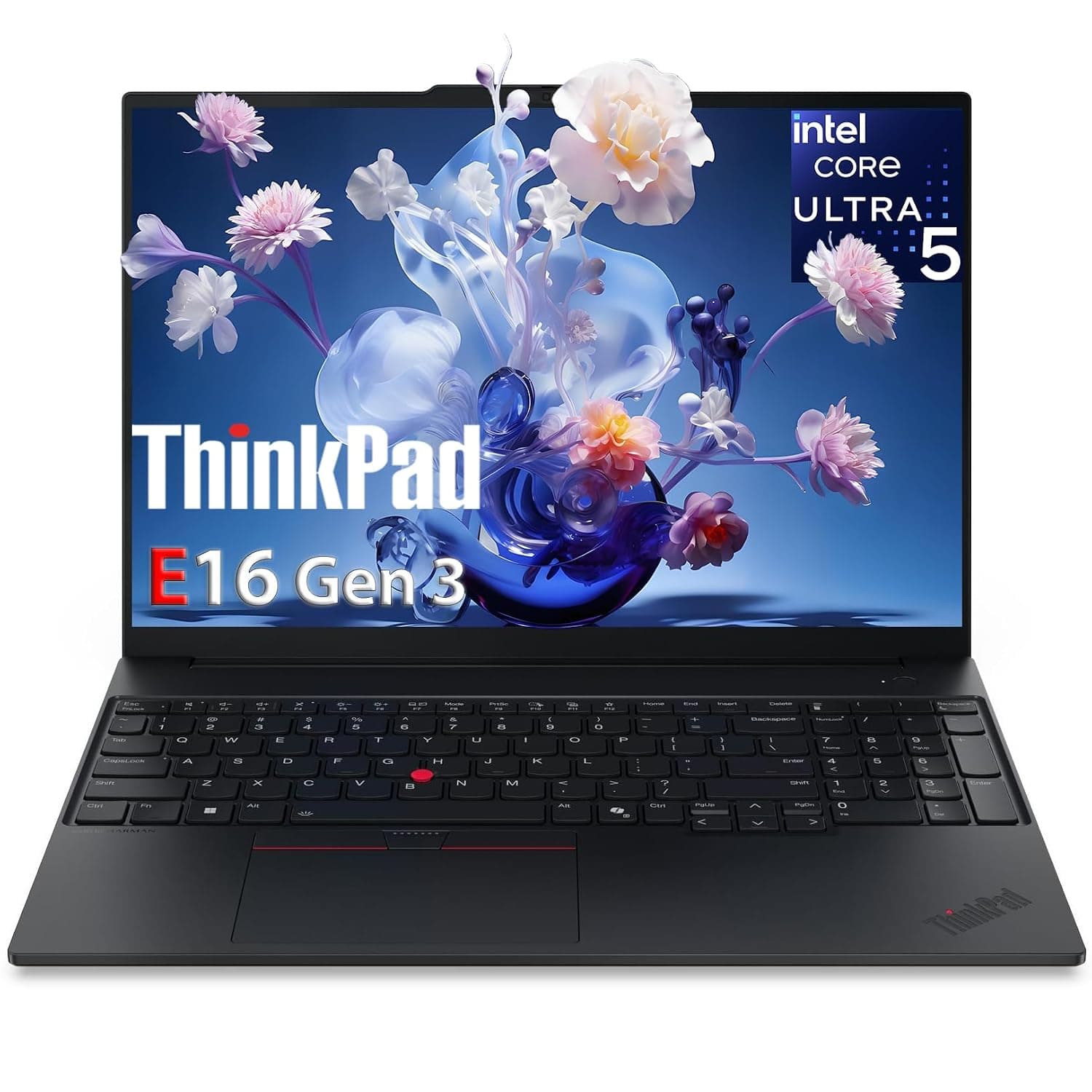 Lenovo ThinkPad E16 AI Business Laptop | Intel Ultra 5 225H (up to 4.9GHz) | 16GB DDR5, 512GB NVMe SSD | 16” WUXGA IPS | Triple 4K Display Supported | Thunderbolt 4 | Fingerprint Security | Win 11 Pro
