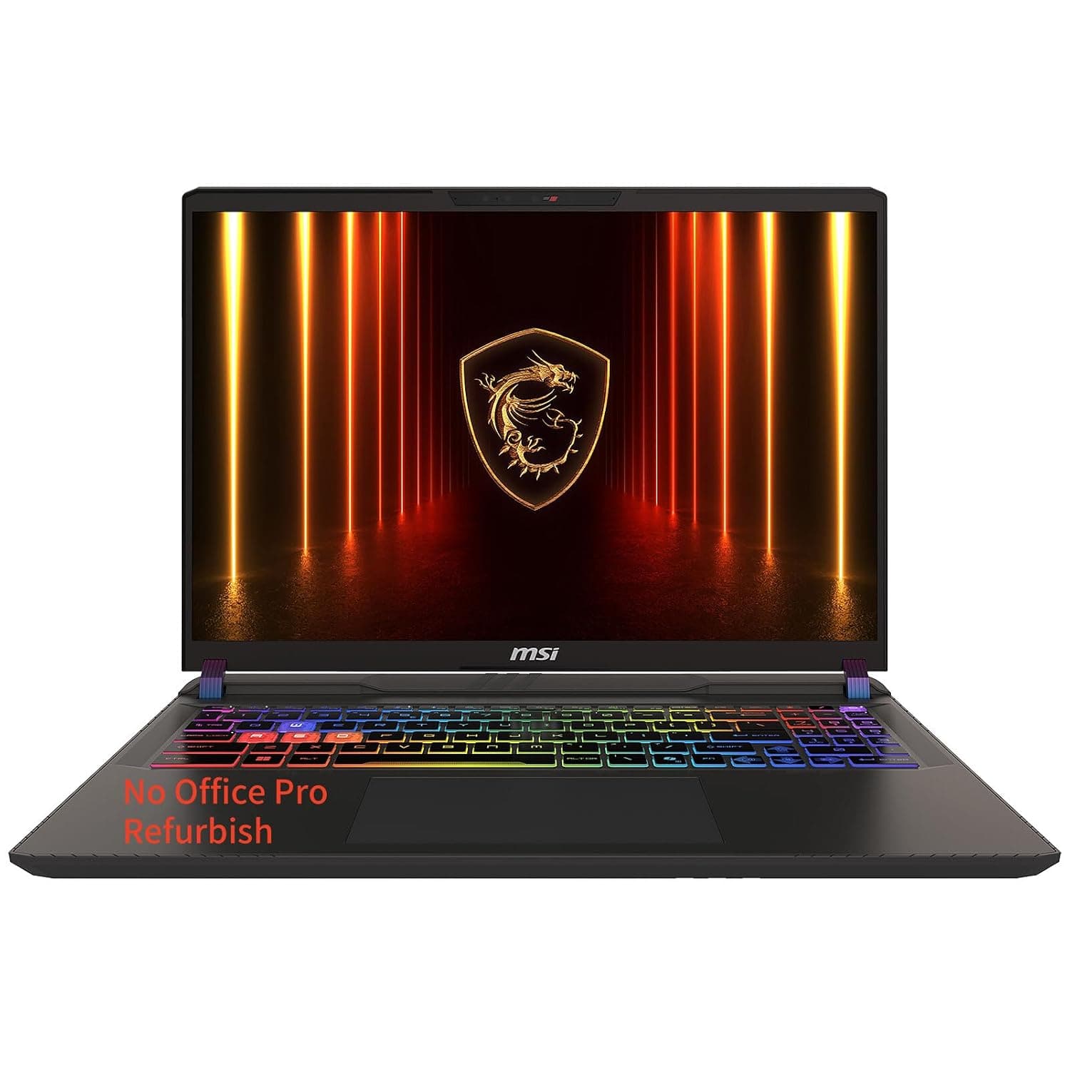 MSI Vector 16 HX Gaming Laptop, NVIDIA RTX 5080 16GB GDDR7, Intel Ultra 9 275HX(Up to 5.4GHz), 16 inches QHD+ LCD 240Hz, Thunderbolt 5, 64 GB DDR5, 2 TB SSD, Windows 11 Pro, Office Pro Lifetime