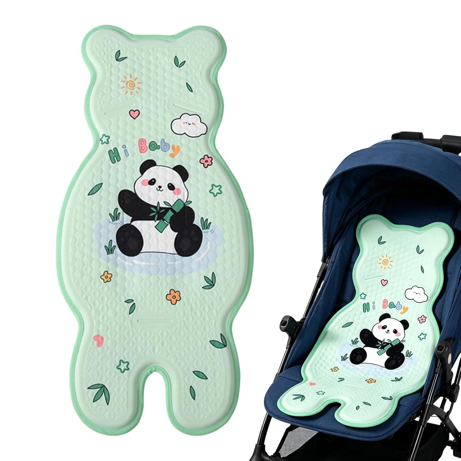 Kids Cooling Pad for Stroller Universal Soft Breathable Comfortable | Outdoor Summer Stroller Cooling Cushion for Car Seat, High Chair, Bassinet, Travel, Outdoor