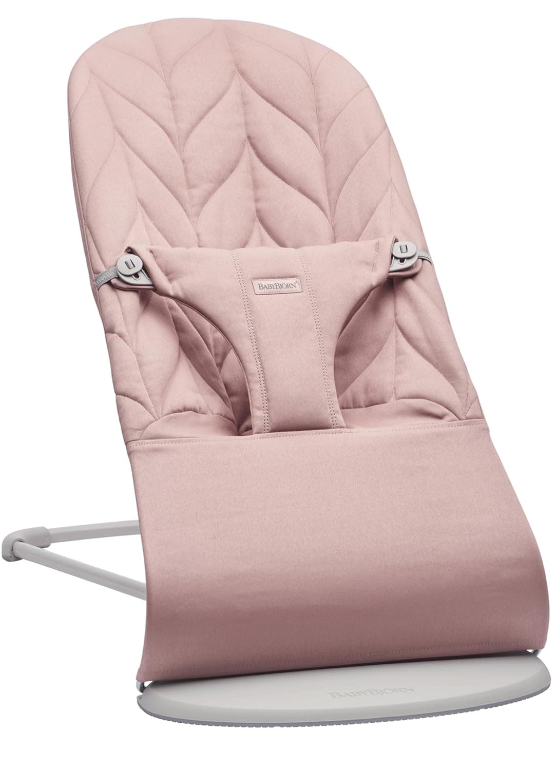 BabyBjorn Bouncer Bliss Cotton, Petal Quilt - Dusty Pink