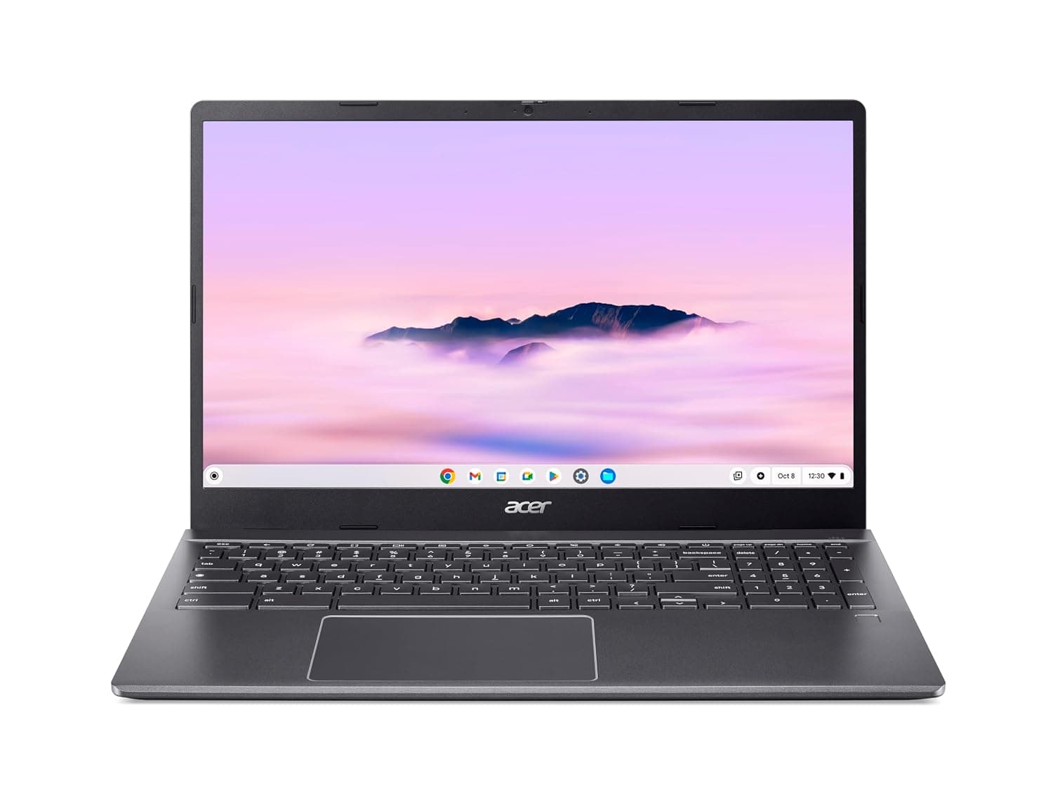 Acer Chromebook Plus 515 (CB515-2H-EU5) Laptop, Google ChromeOS Core, 15.6" FHD IPS Display, Intel Core i3-1215U, 8GB RAM, 128GB SSD, Intel UHD Graphics, Grey