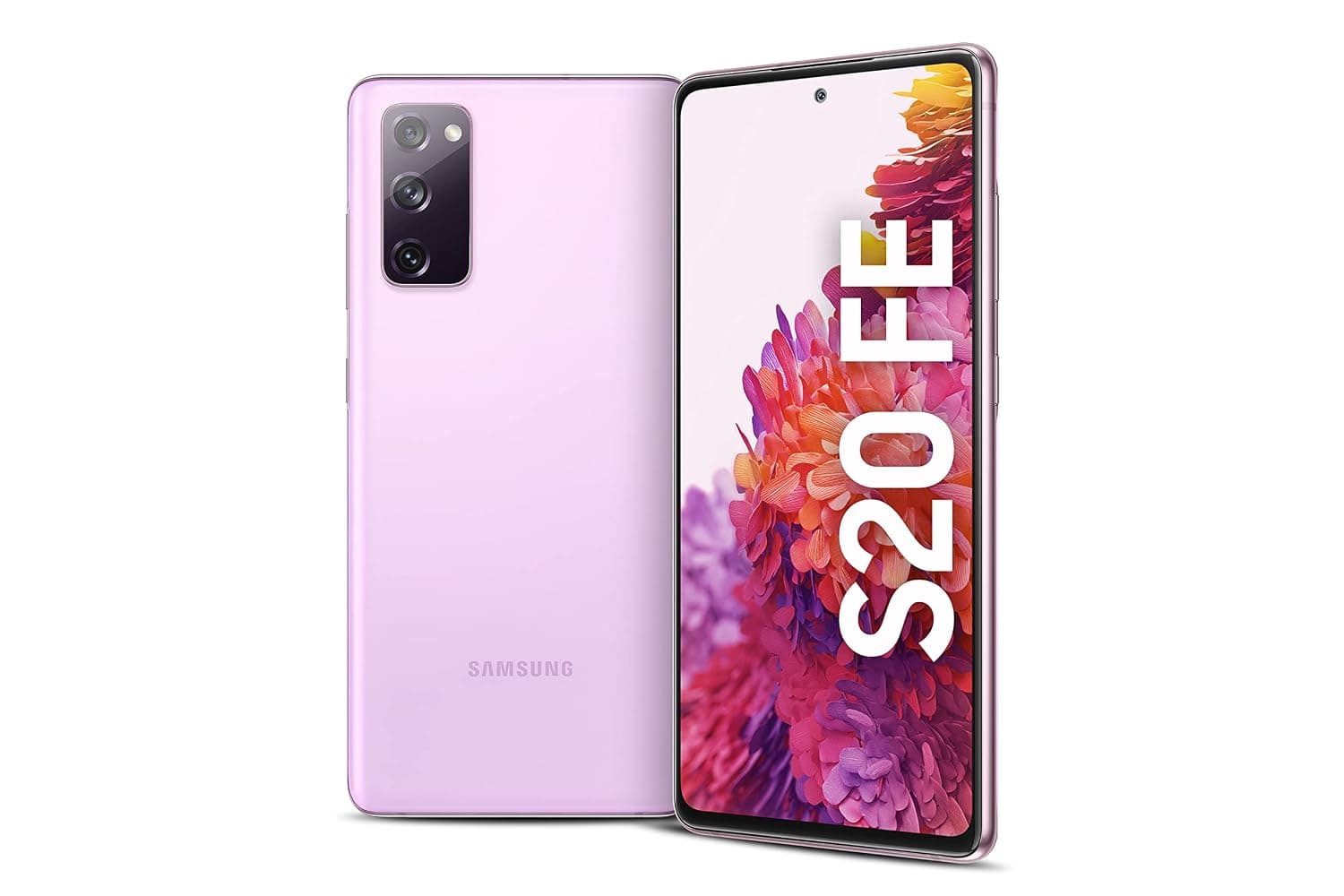 Samsung Galaxy S20 FE 4G Android Smartphone, 128GB, 8GB RAM, Dual Sim Mobile Phone, Cloud Lavender (KSA Version)