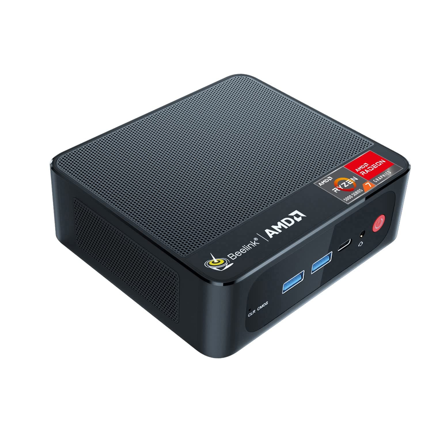 Beelink Mini PC U57 Intel Core i5-5257U Processor (up to 3.10GHz) Windows 10 Pro Mini Desktop Computer, 8GB DDR3L/256GB M.2 SSD, Supports Extended HDD & SSD 2.5″/4K HD/Dual HDMI/Dual WiFi /BT4.0