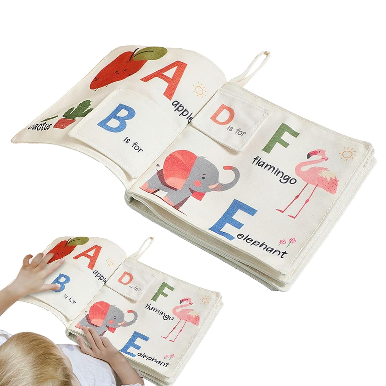 Soft Infant Book Safe Colorful Educational Toy Activity