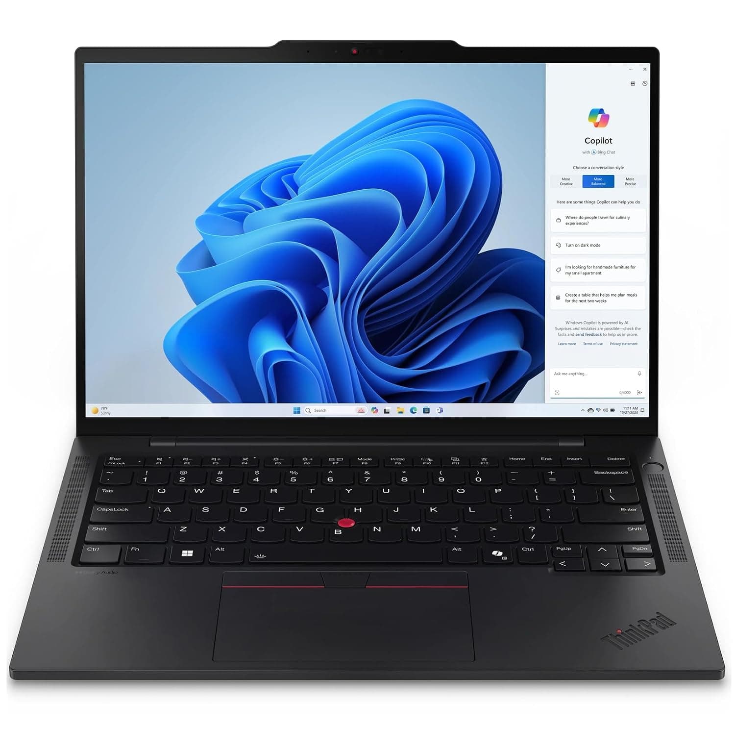 Lenovo ThinkPad T14s Gen 5 Laptop with Intel Core Ultra 7 155U Processor, 14” WUXGA IPS 400nits Non-Touch Display, 16GB LPDDR5X-6400MHz Memory, 512GB SSD, FP Reader, 5MP Webcam, Wi-Fi6E, and Win11 Pro