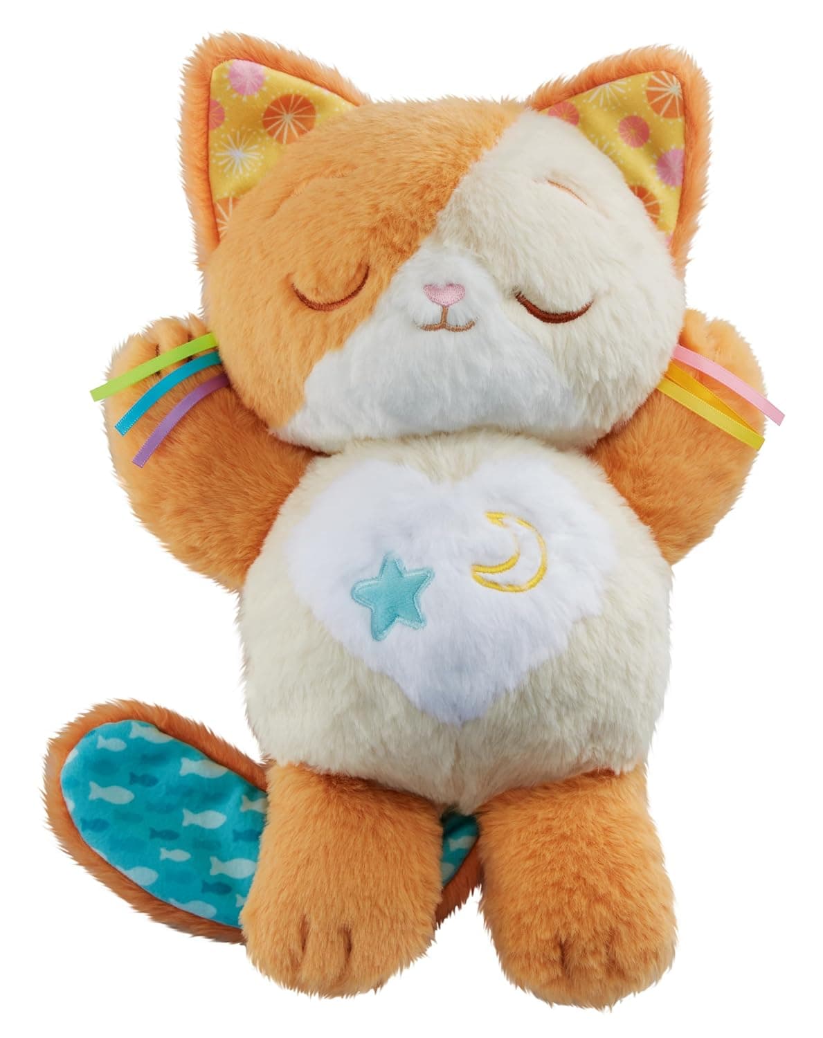 VTech Calming Purrs Kitten – Soft & Snuggly Interactive Baby Toy with Gentle Motions, Soothing Lights, 15 Melodies, White Noise & Timer Options for Infants 0M+