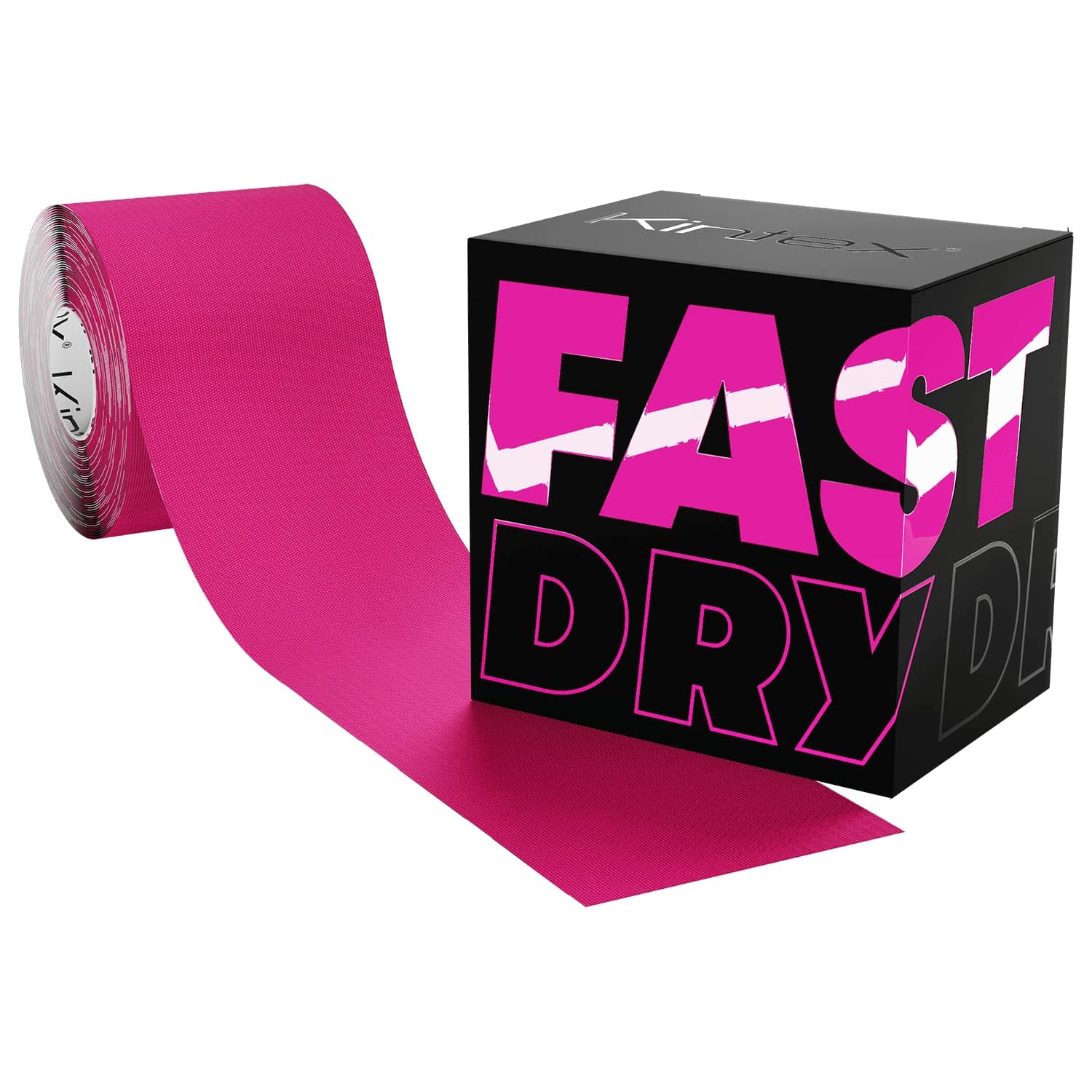 Kintex FastDry Kinesiology Tape 5 cm x 5 m, Waterproof & Quick Drying | FastDry Faux Silk Kinesiology Tape - Quick Drying, Waterproof and Skin Friendly for Sports and Physiotherapy