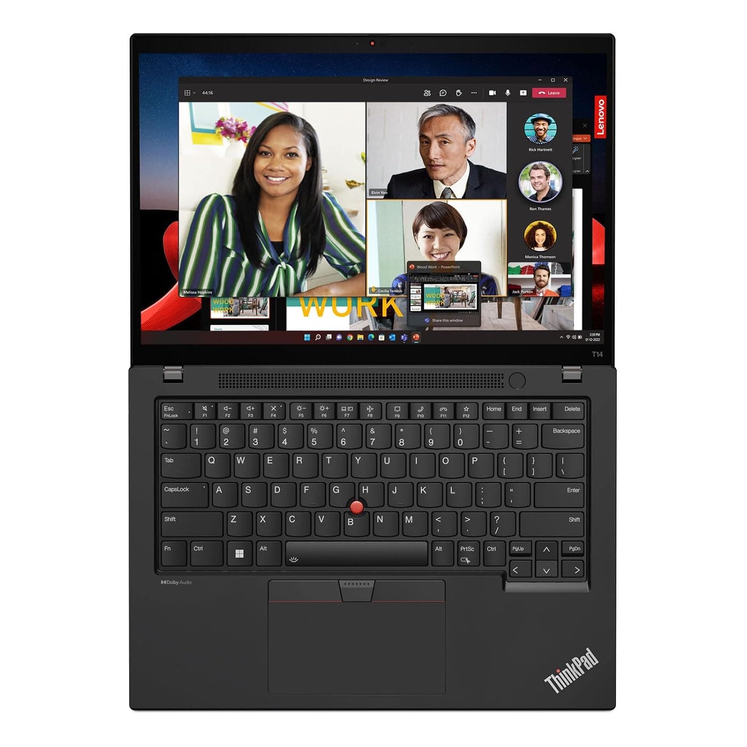 Lenovo ThinkPad T14 Gen 4 Intel Core i7-1355U, 14"" WUXGA (1920 x 1200) IPS 300nits Touch Screen, 32GB RAM, 1TB SSD, Backlit KYB Fingerprint Reader, Windows Pro, Black
