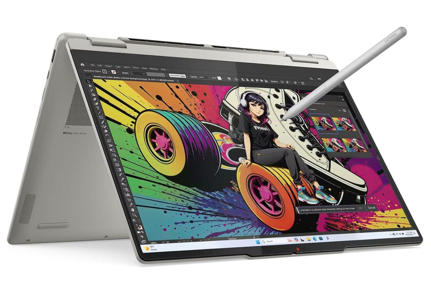 Lenovo Yoga 7 2-in-1 w/Ryzen AI 5, 14” OLED Touch, 16GB RAM, Yoga Pen | Copilot PC AMD Ryzen AI 5 340 Processor, WUXGA TouchDisplay, 1TB of SSD, Wi-Fi 7, Fingerprint Reader, and Windows 11 Home