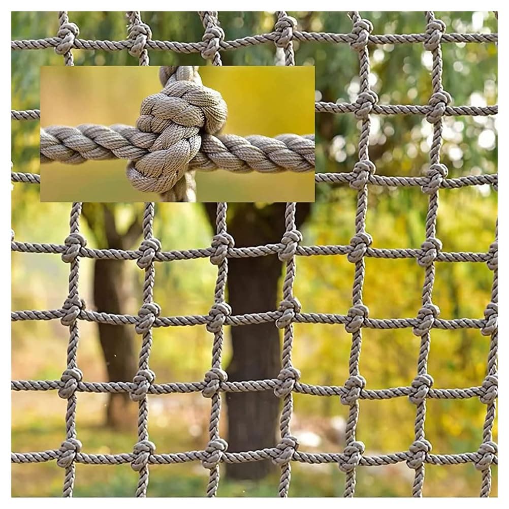 Climbing Safety Net for Kids, Garden Fence Protection, Balcony & Stair Railing Guard, 1m x 1m - Ideal for Playgrounds, and Secure Safety Solution