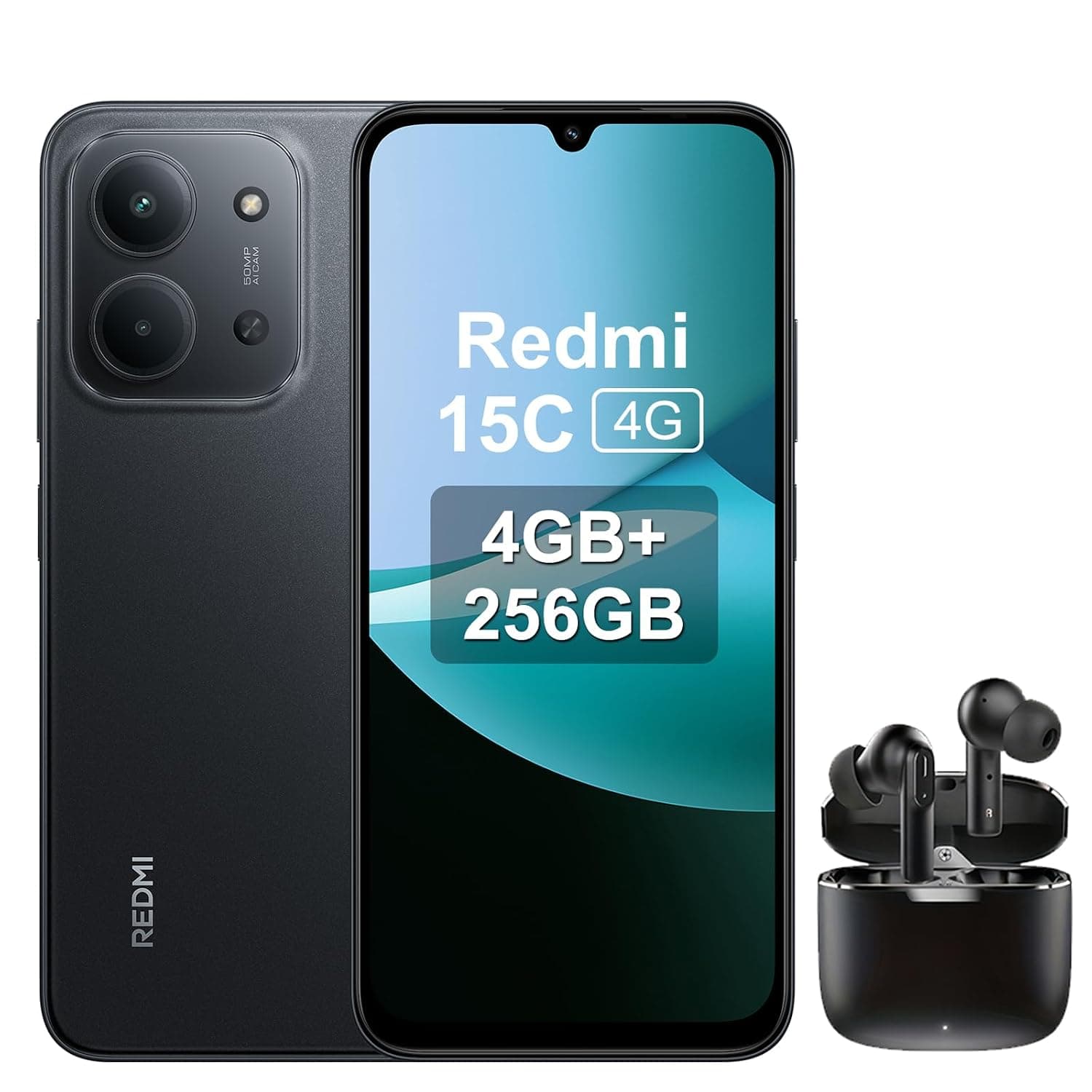 Xiaomi Redmi 15C Dual-SIM 128GB ROM + 4GB RAM (GSM Only | No CDMA) Factory Unlocked 4G/LTE Smartphone (Twilight Orange) - International Version