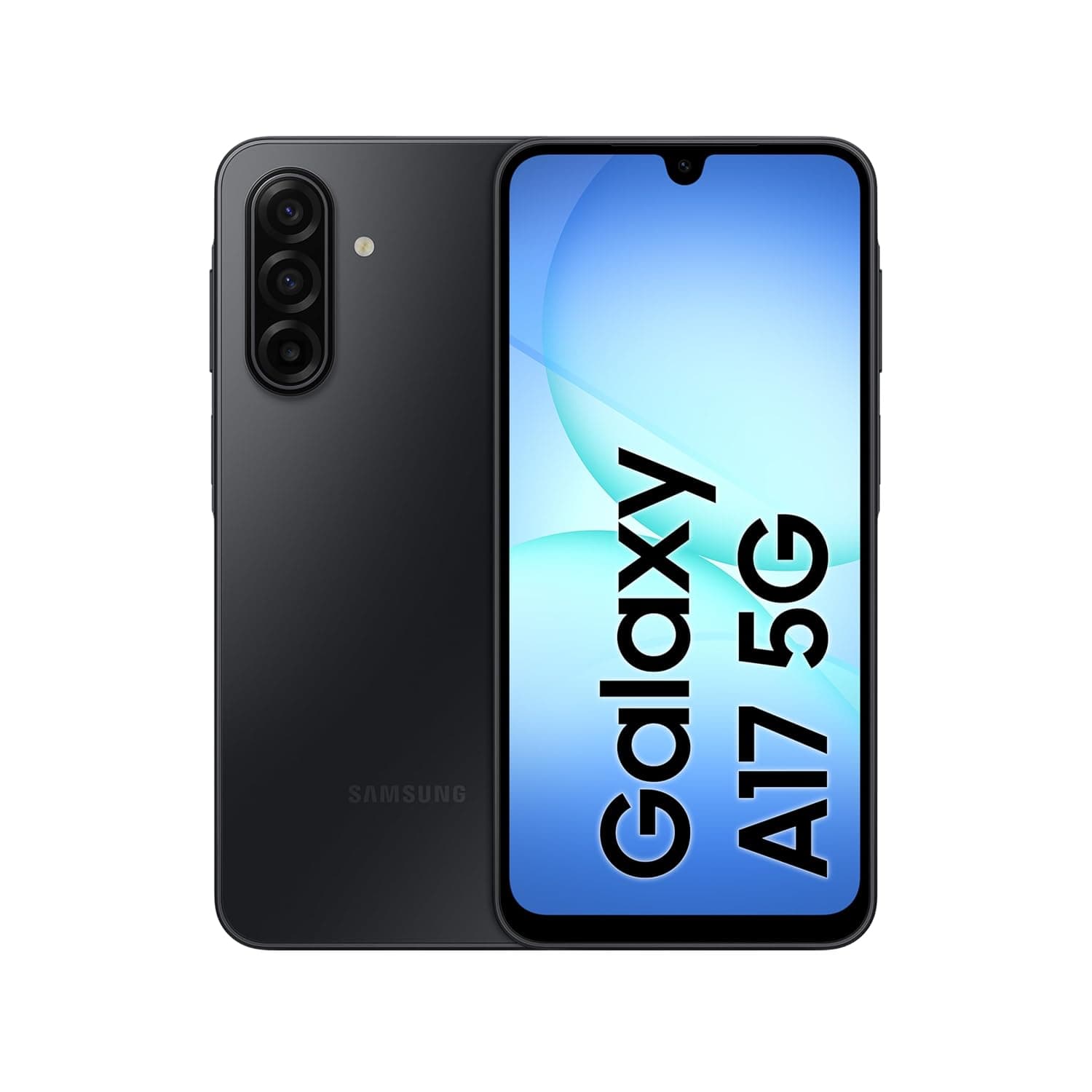 Samsung Galaxy A17 5G, Android Smartphone, 256GB Storage, 8GB RAM, Black, 6x OS Upgrades, Large Display, 50MP OIS Camera (KSA Version)