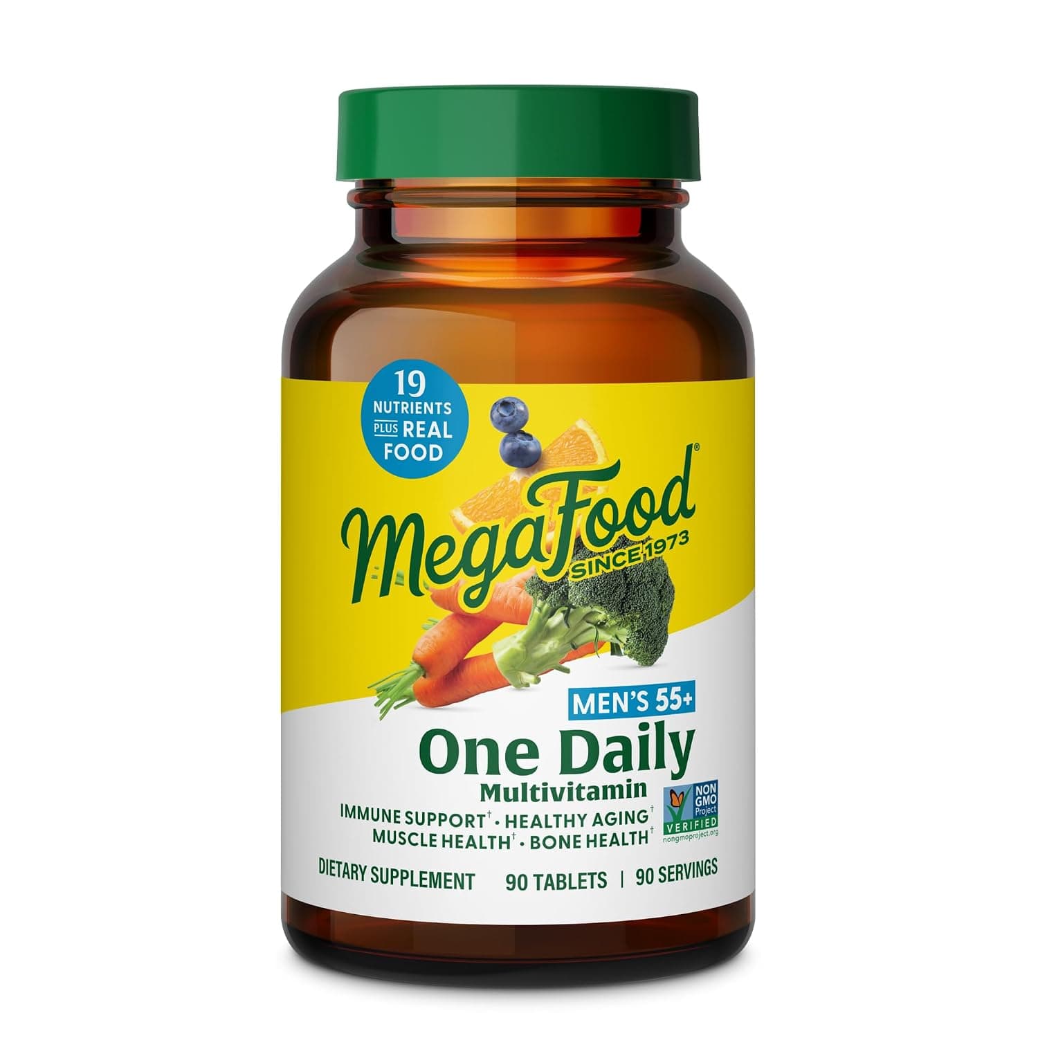 MegaFood, Men Over 55 One Daily, 90 Tablets