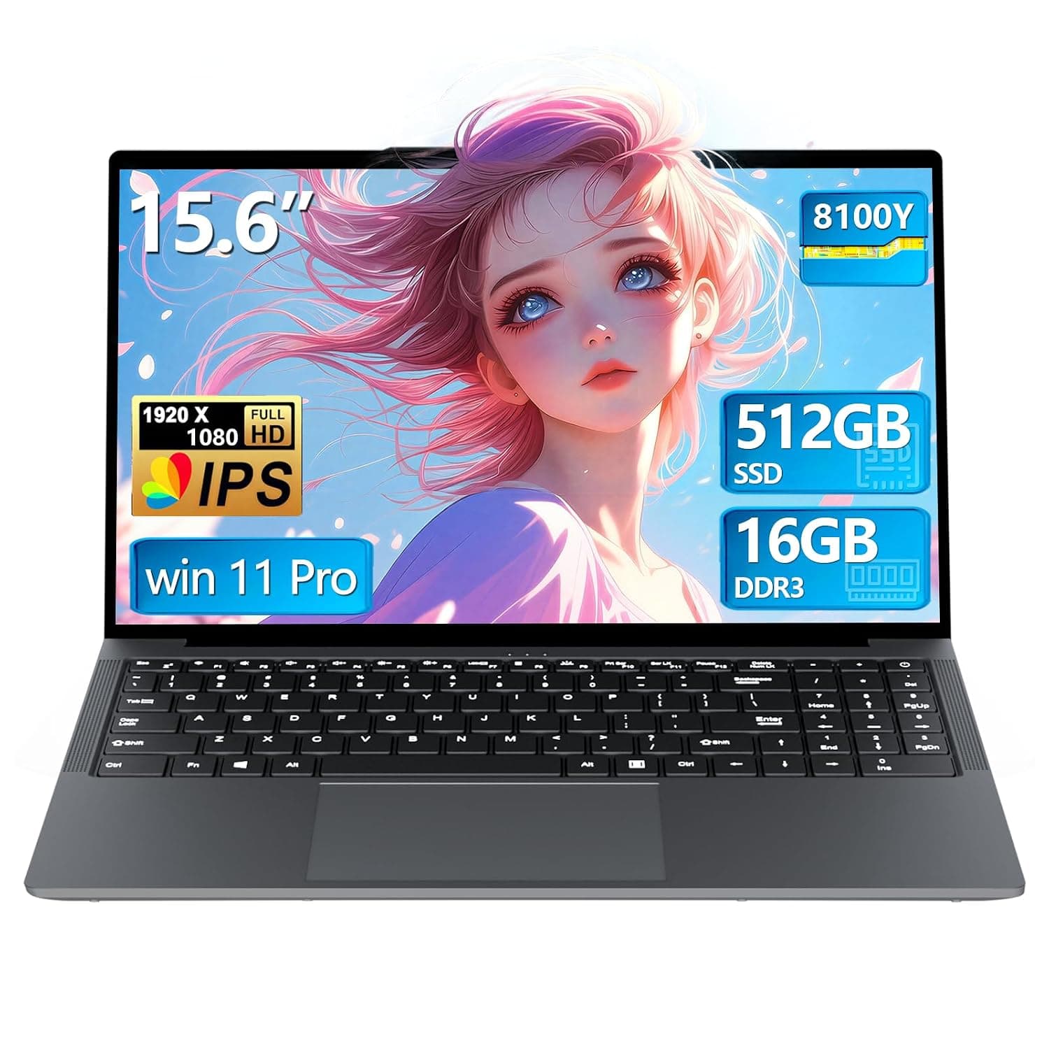 Laptop Computer 16GB RAM 512GB M3 8100Y