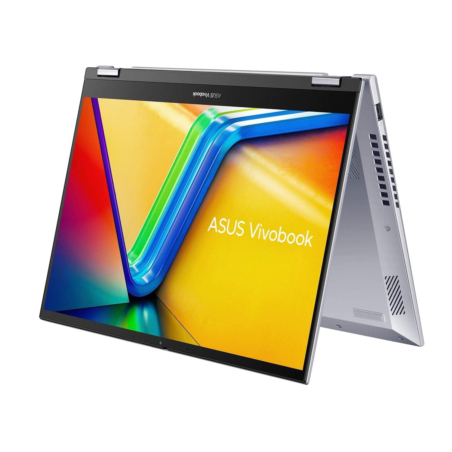 Asus VivoBook Flip 14 TP3402VA-LZ144W,Intel Core i9-13900H-14Core, 16GB RAM DDR4, 1TB SSD Storage, 14" FHD Touch,60Hz,WIN11,AR-EN Lighting Keyboard+ Pen,2Y INT'L WARRANTY -Silver