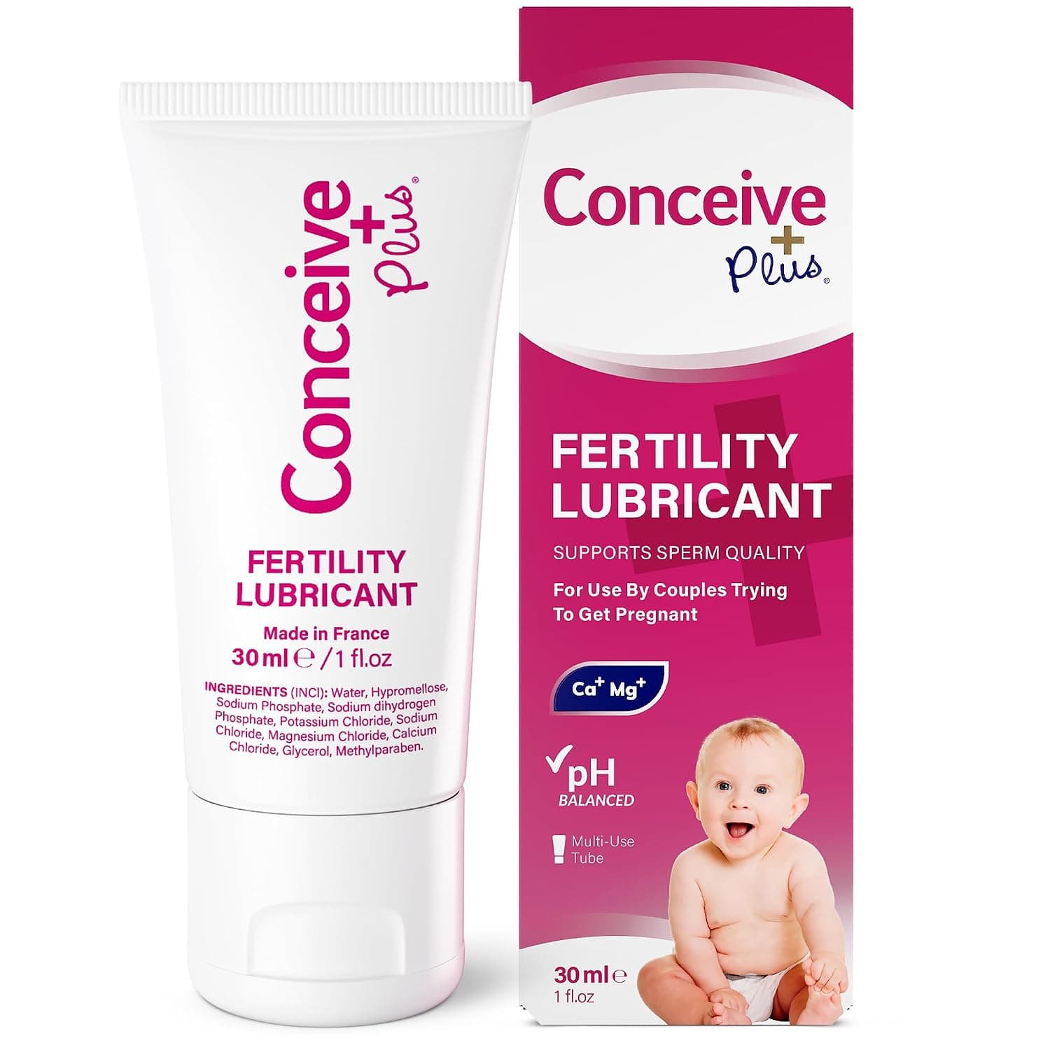 Conceive Plus Fertility-Friendly Personal Lubricant, TTC Safe, 1 Ounce