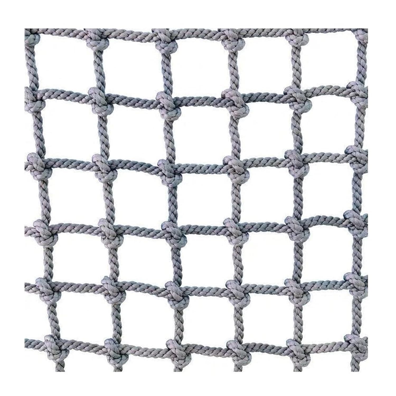 Child Safety Hemp Rope Net for Balconies, Stairs, Fences, Gardens & Playgrounds - Decorative Protection Netting (1x1m)