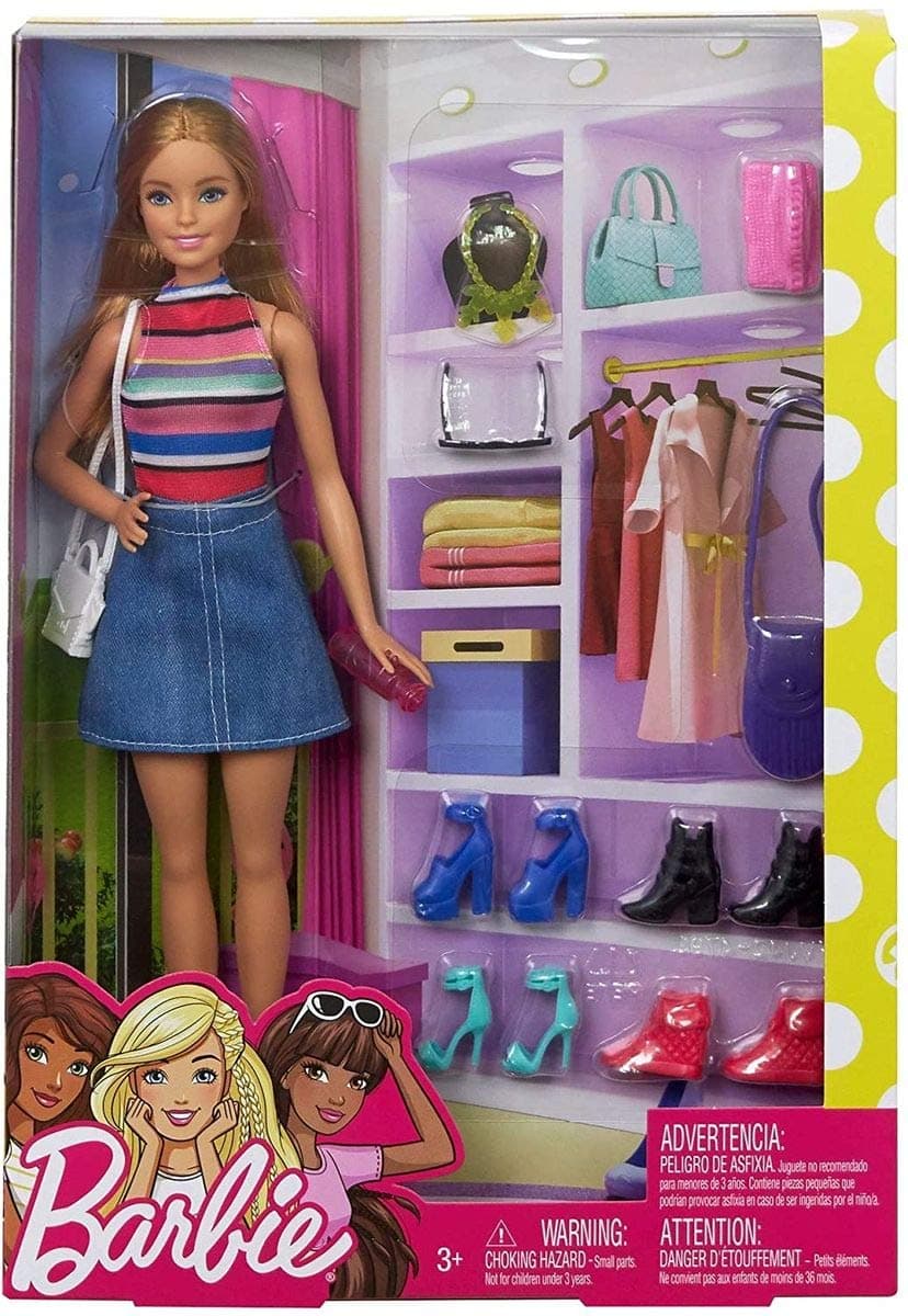 Barbie Doll with 11 Accessories