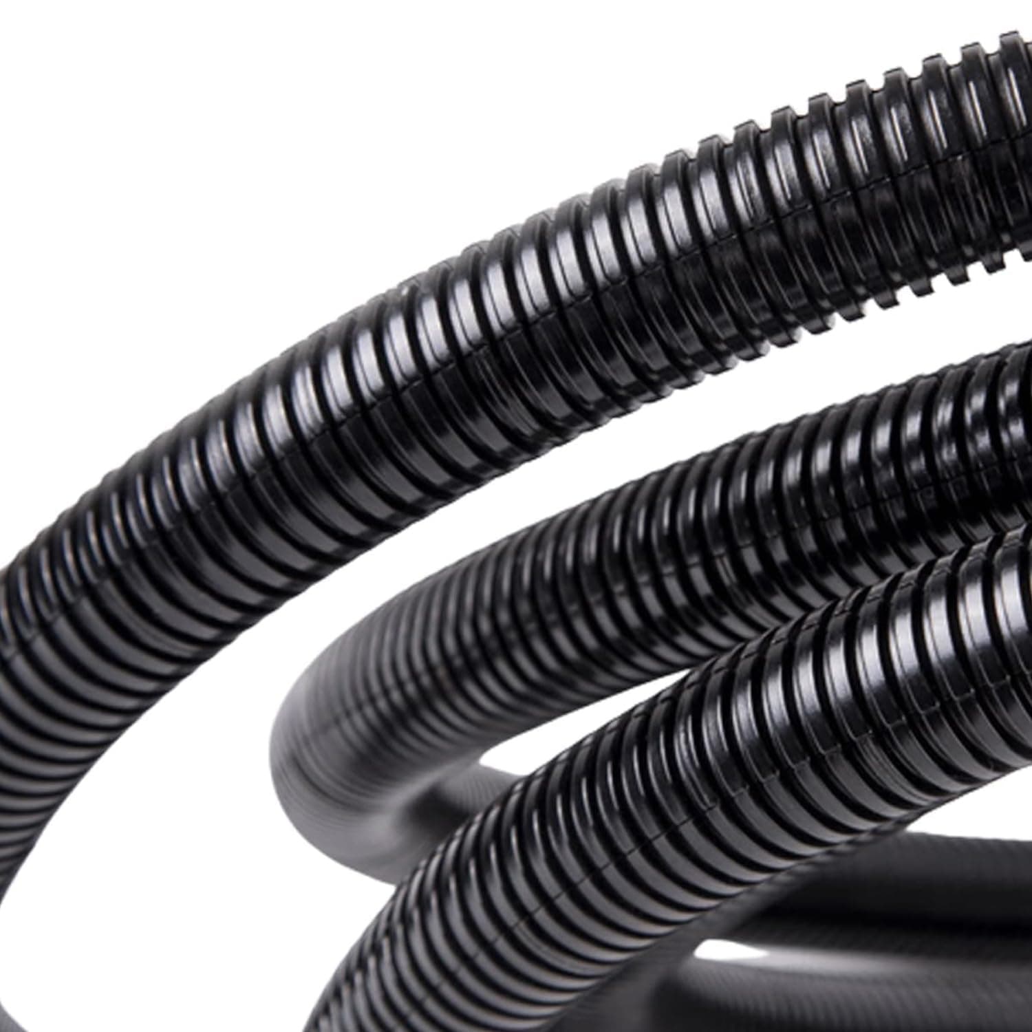 1/4 Inch Wire Split Tubing, 16.5ft Cord Protector Electric Wires Covers, Automotive Wire Flexible Conduit, Plastic Wire Cover