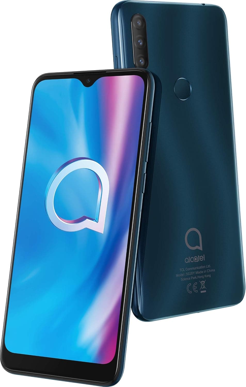 Alcatel 1S (2020) Dual-SIM 32GB ROM + 3GB RAM (GSM Only | No CDMA) Factory Unlocked 4G/LTE Smartphone (Green) - International Version