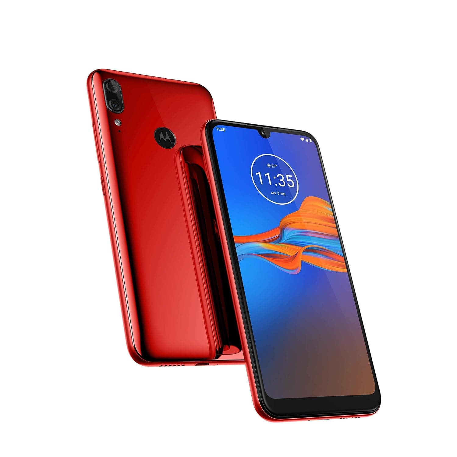 Motorola Moto E6 Plus Dual-SIM 32GB ROM + 2GB RAM (GSM Only | No CDMA) Factory Unlocked 4G/LTE Smartphone (Bright Cherry) - International Version