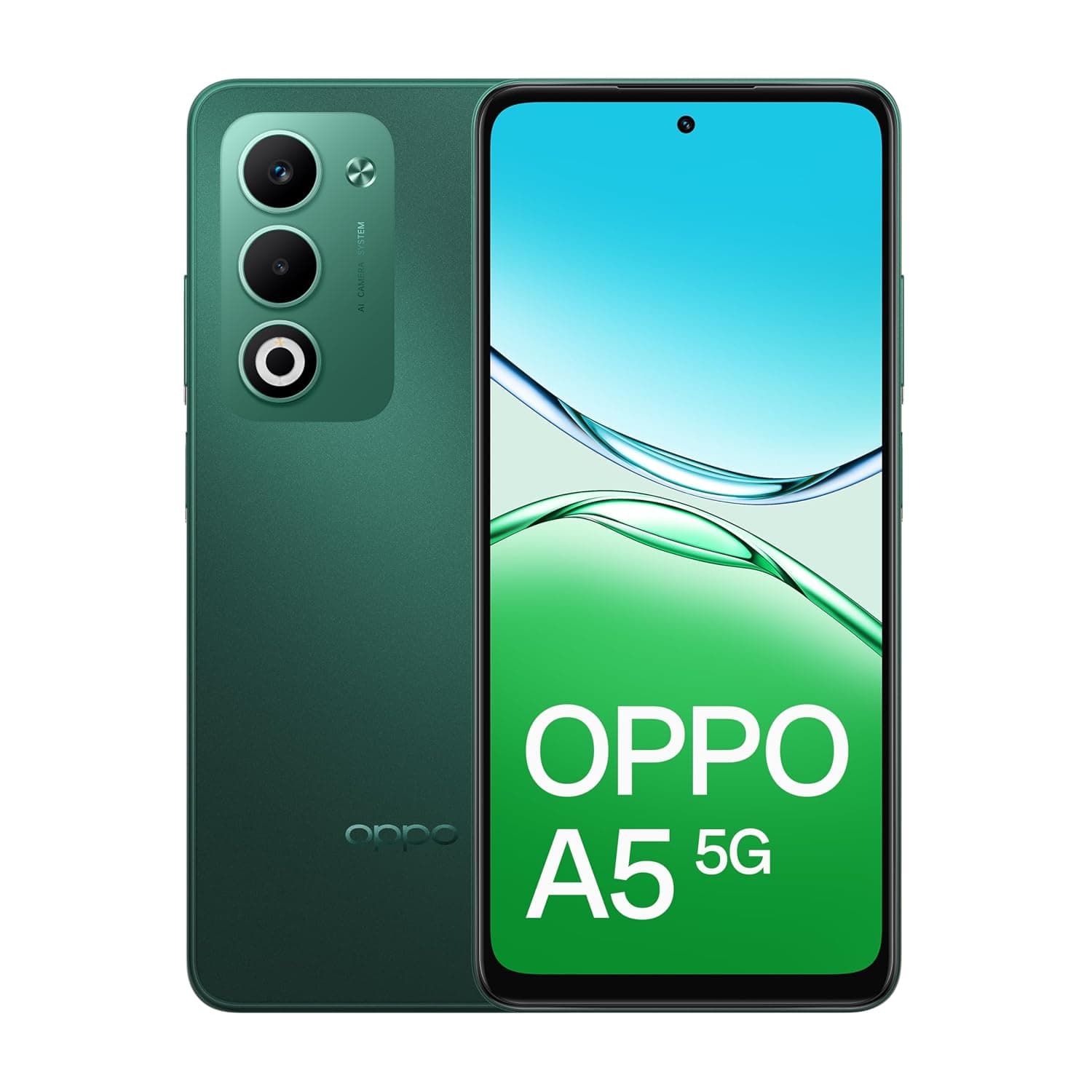 Oppo A5 DUAL-SIM 128GB ROM + 4GB RAM (GSM | CDMA) Factory Unlocked 5G Smartphone (Aurora Green) - International Version