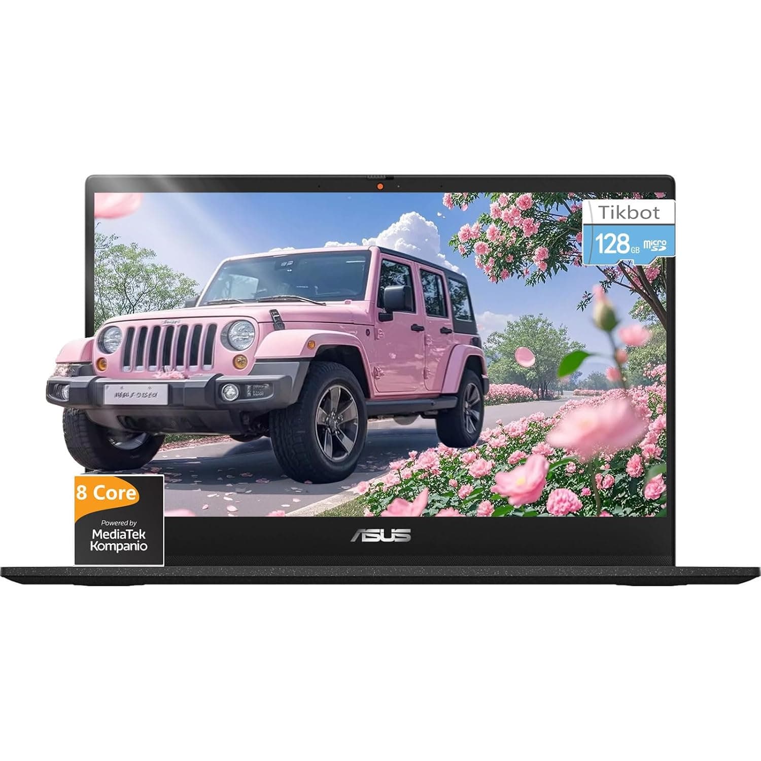 ASUS-Chromebook Laptop-Google Chrome - 8Core MediaTek Kompanio 520-14 inch FHD Display - 4GB RAM - 192GB Storage - USB C - Wi-Fi 6 - Long Battery Life - Student - 2024