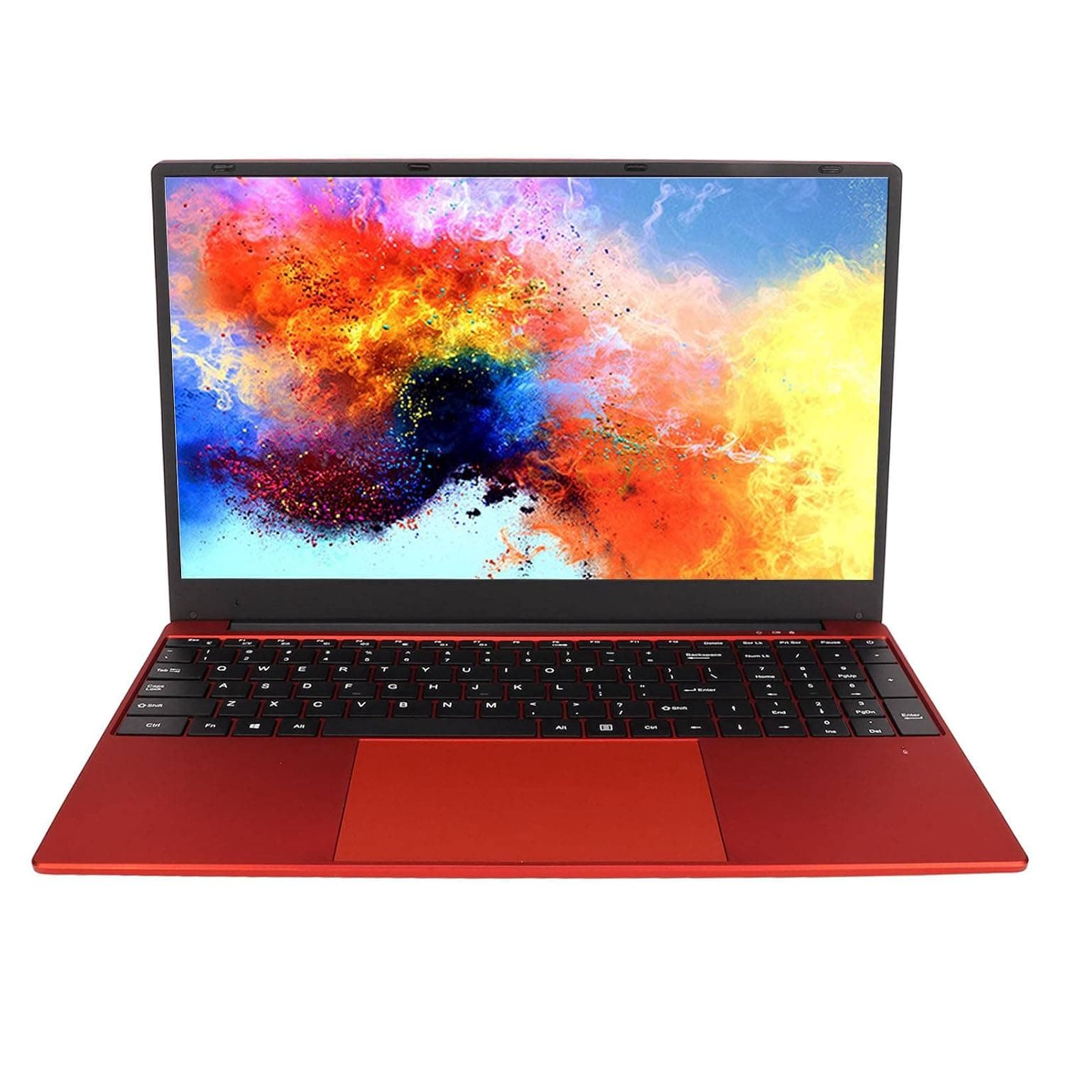 15.6in Laptop Computer, HD Touchscreen Laptop PC, 8GB RAM, 128GB SSD, Dual Stereo Speakers, Slim Design, HD Screen Touchpad Computer Laptop Electronic Laptop Computers for Win 11(#2)