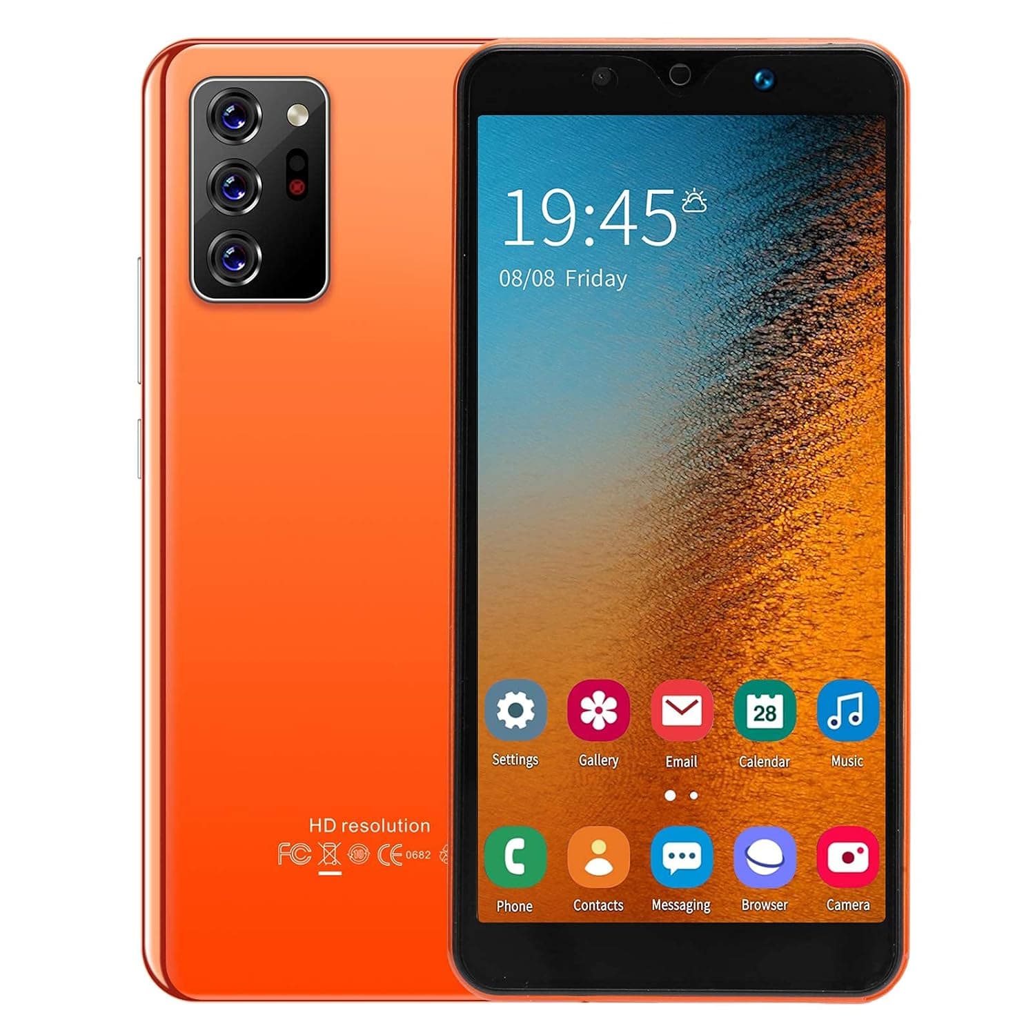 Unlocked Cell Phones, 3G Smartphone for Android 8.1 System, 1GB RAM 8GB ROM, 5.72in Large Screen, 0.3MP+2MP Camera, Face ID, Dual SIM