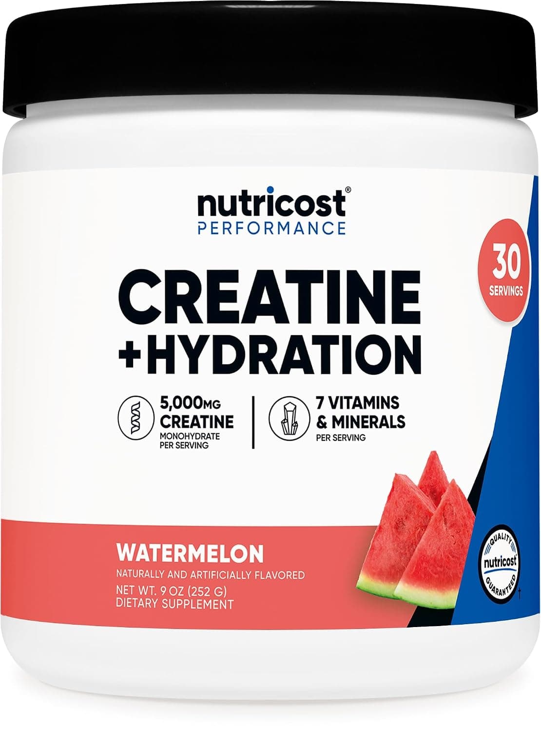 Nutricost Creatine Monohydrate + Hydration (Watermelon) 30 Servings