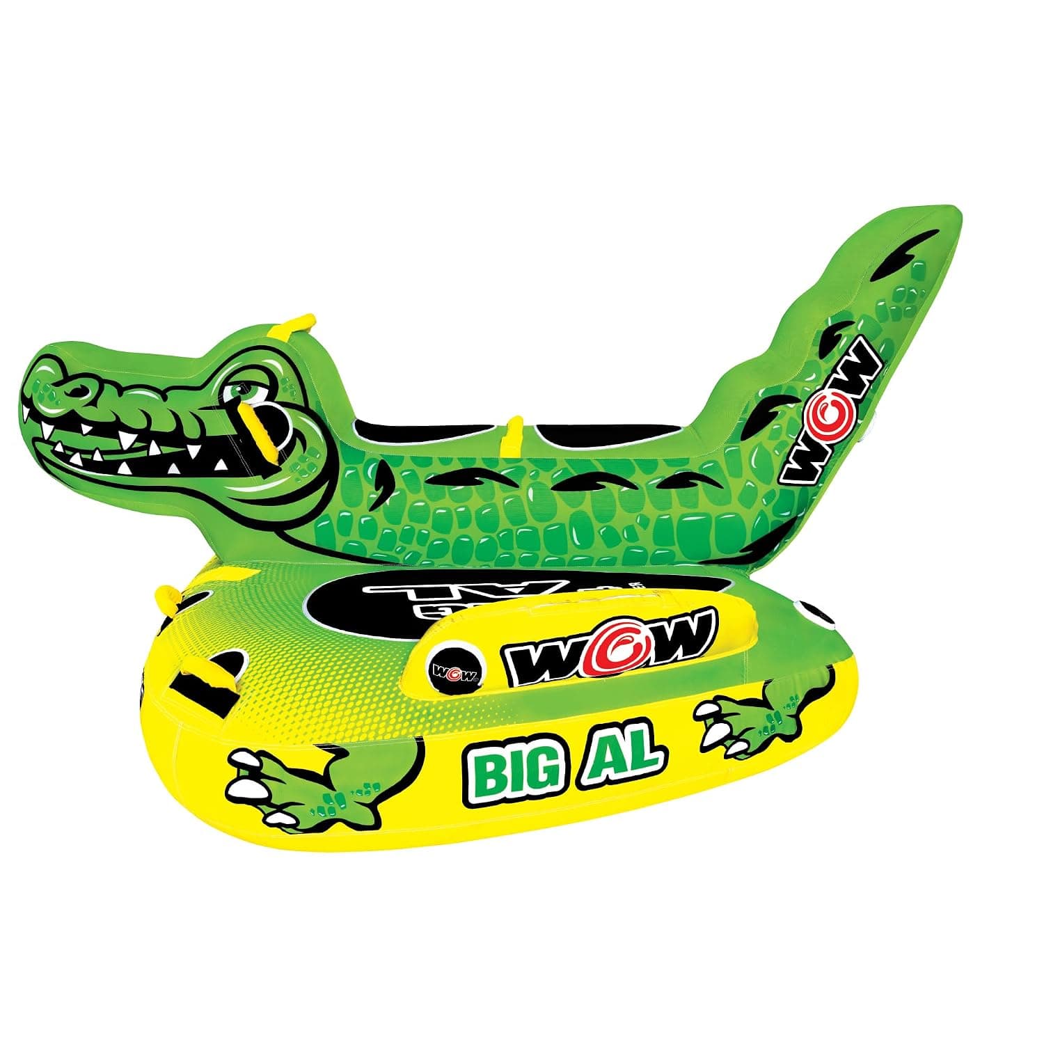 WOW World of Watersports Big Al Jr. 1 2 3 or 4 Person Inflatable Towable Tube for Boating, 19-1070