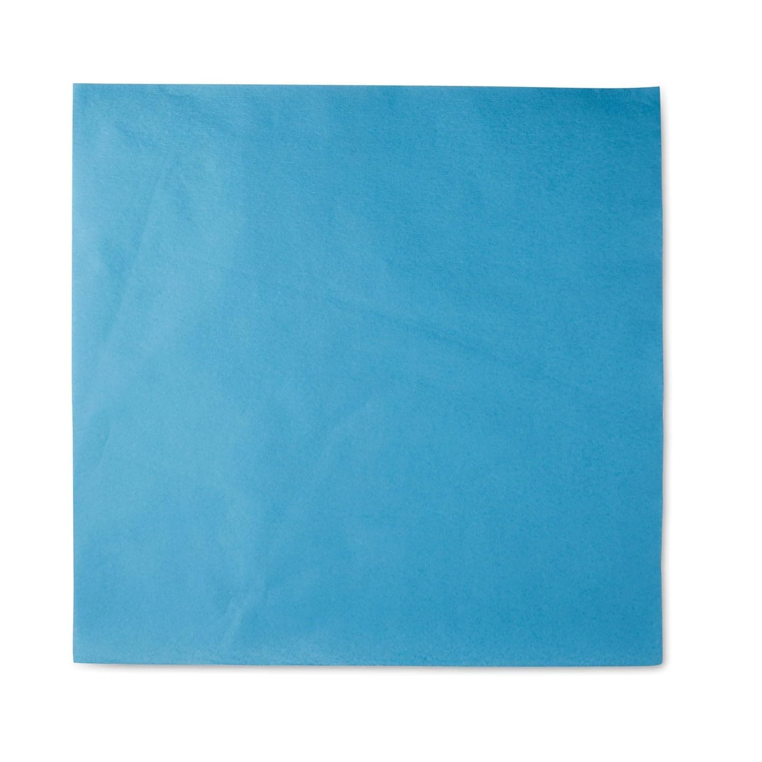 McKesson - CSR Sterilization Wrap for Medical Supplies, Nail Technicians, Tattoo Tools, Air and Water Barrier, Blue Cellulose, 20 x 20 inches, 100 Count, 1 Pack