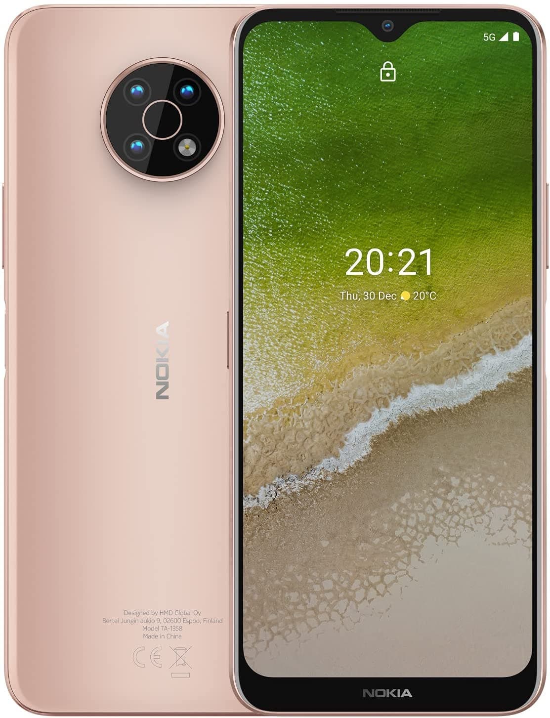 Nokia G50 Dual-SIM 128GB ROM + 4GB RAM (GSM Only | No CDMA) Factory Unlocked 5G/LTE Smartphone (Midnight Sun) - International Version
