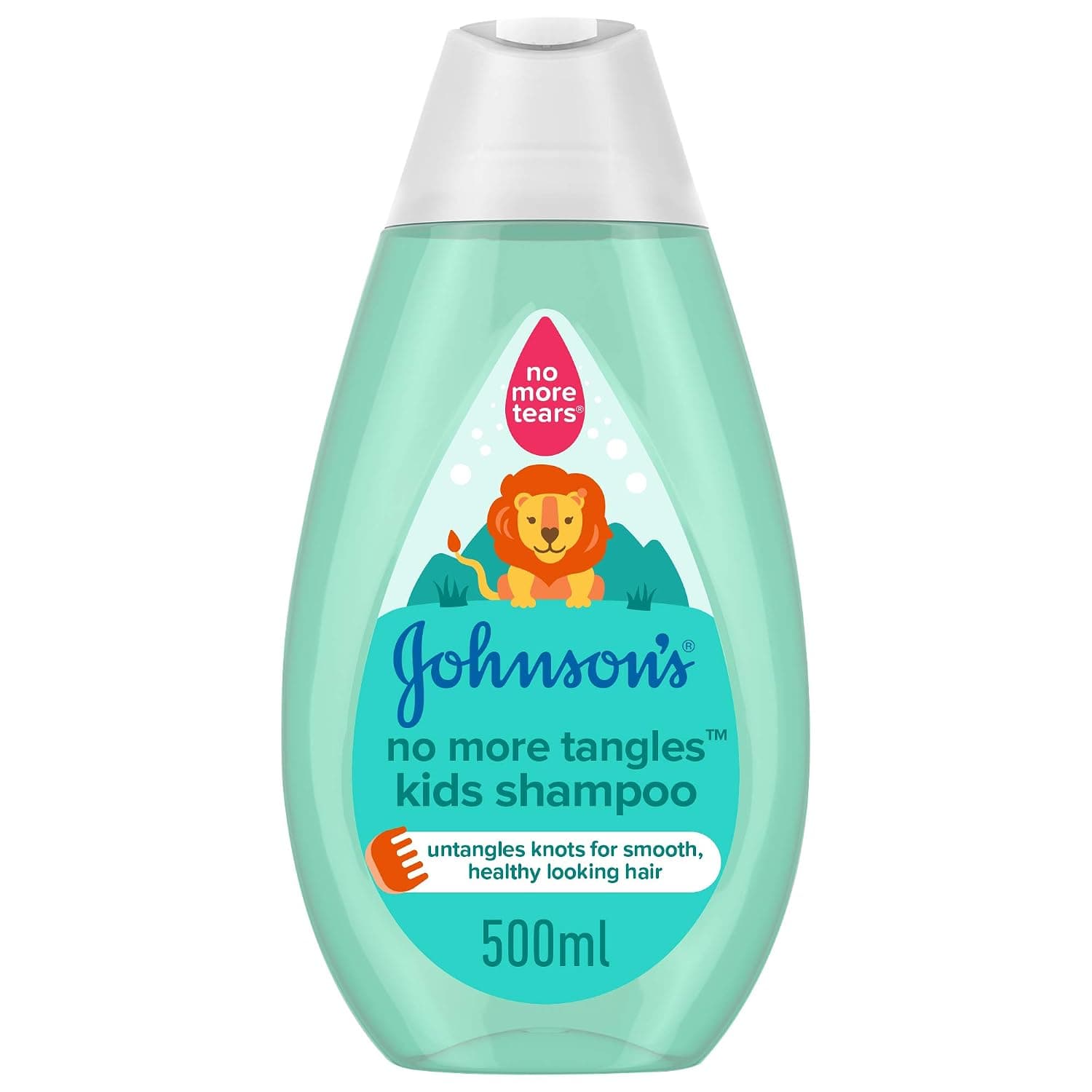 Johnson's Baby Naturally Sensitive Shampoo, Natural Ingredients, organic aloe vera soothes the scalp, leaving hair soft and feeling nourished, for no-stress brushing, 395ml