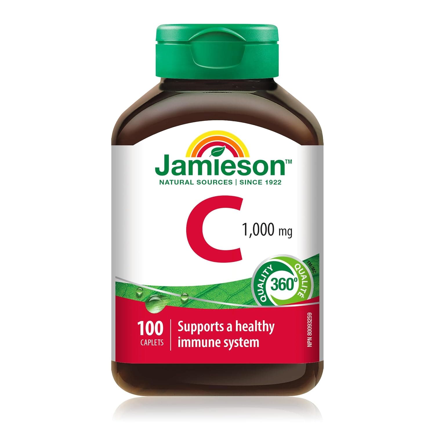 Jamieson Vitamin C 1,000 mg, 100 Count (Pack of 1)