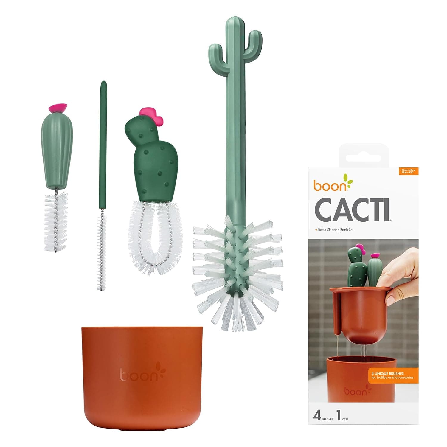 Boon Cacti Bottle Clearning Brush Set